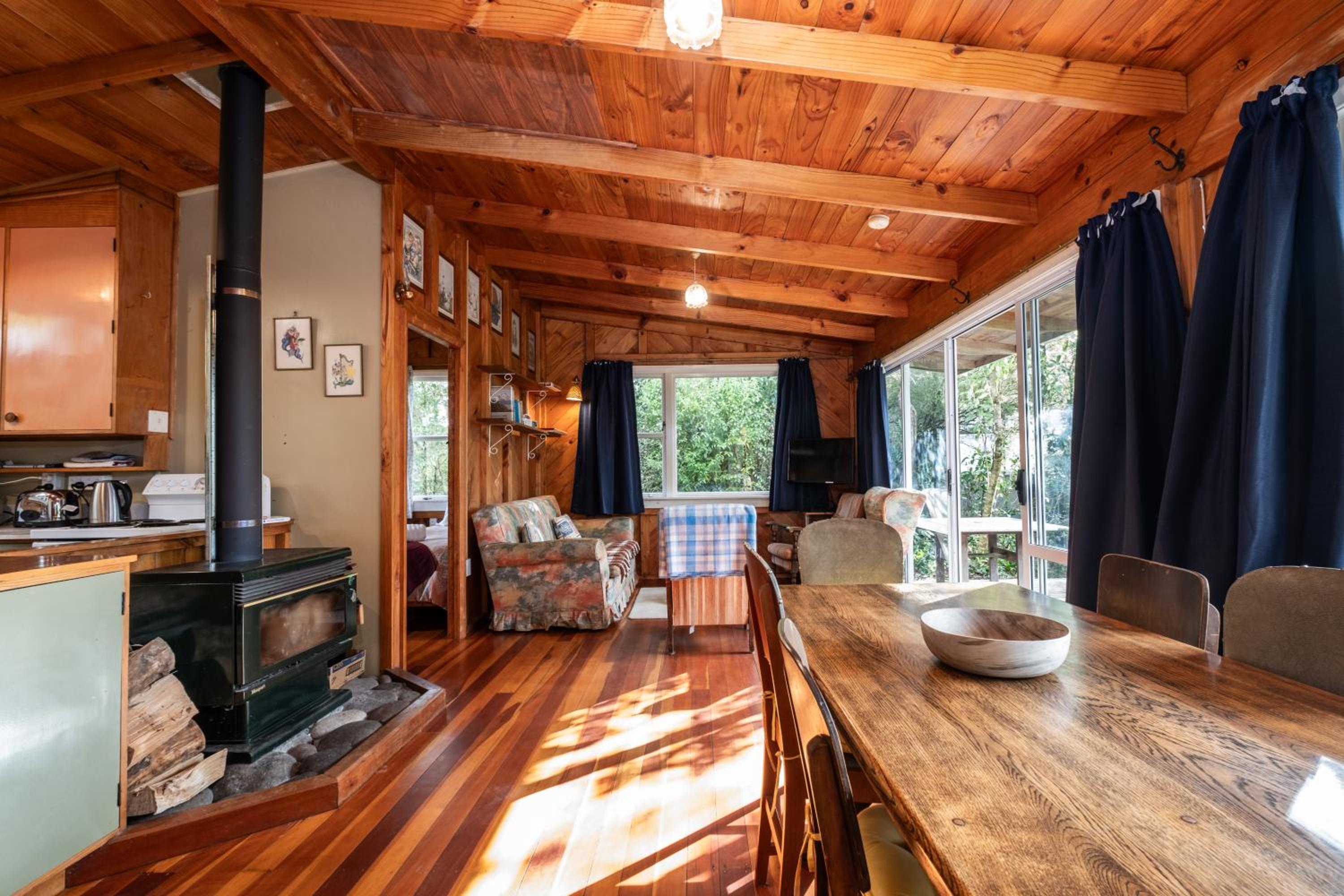 Quintessential kiwi kuratau bach view 5