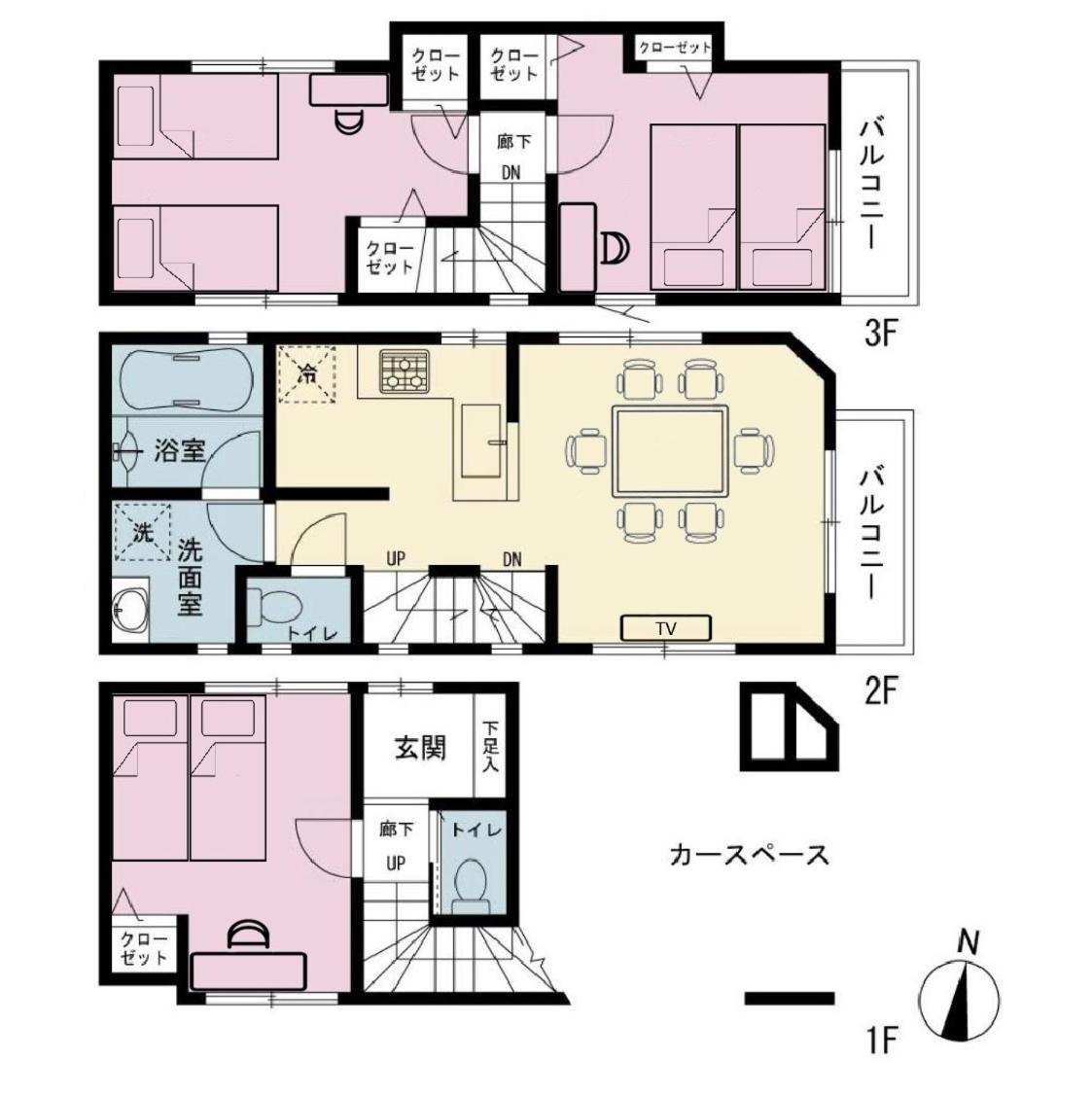 Tokyo 3BR House Free Parking & Hot Tub 3min to station