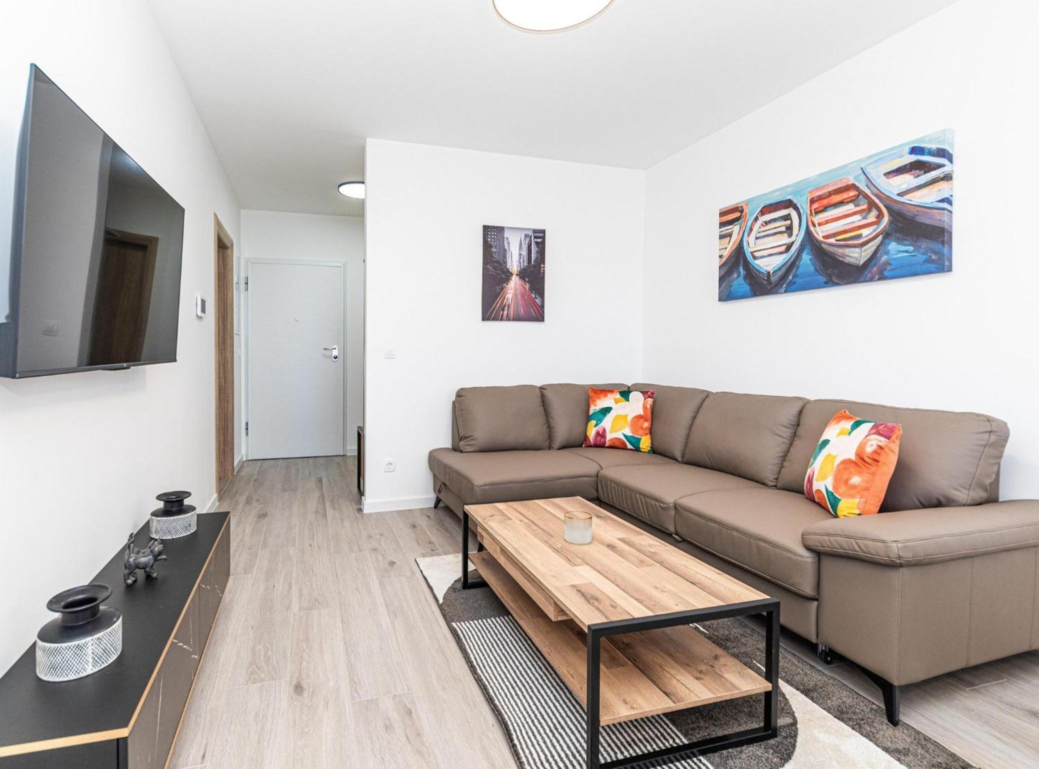 Elegant Kastel Novi Apartment with Sea View Balcony view 3