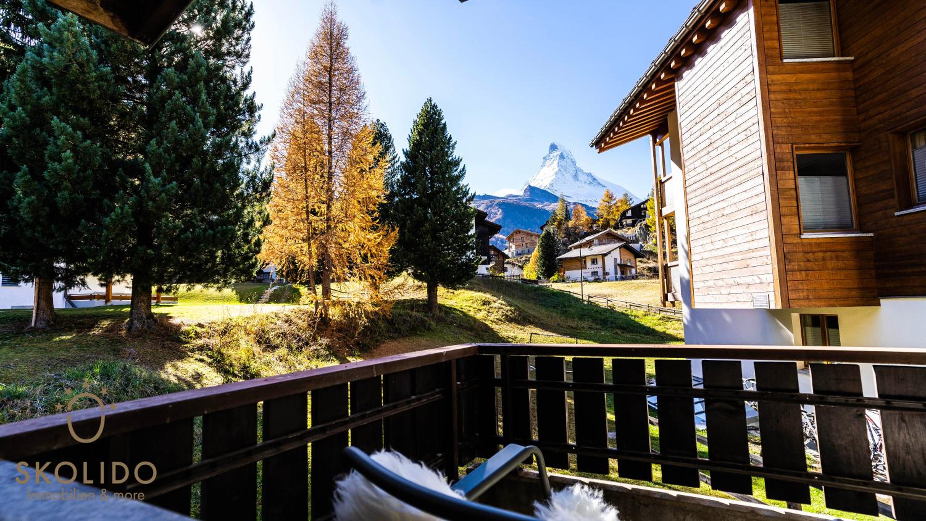 Haus Luchre Zermatt Wohnung mit Matterhornblick