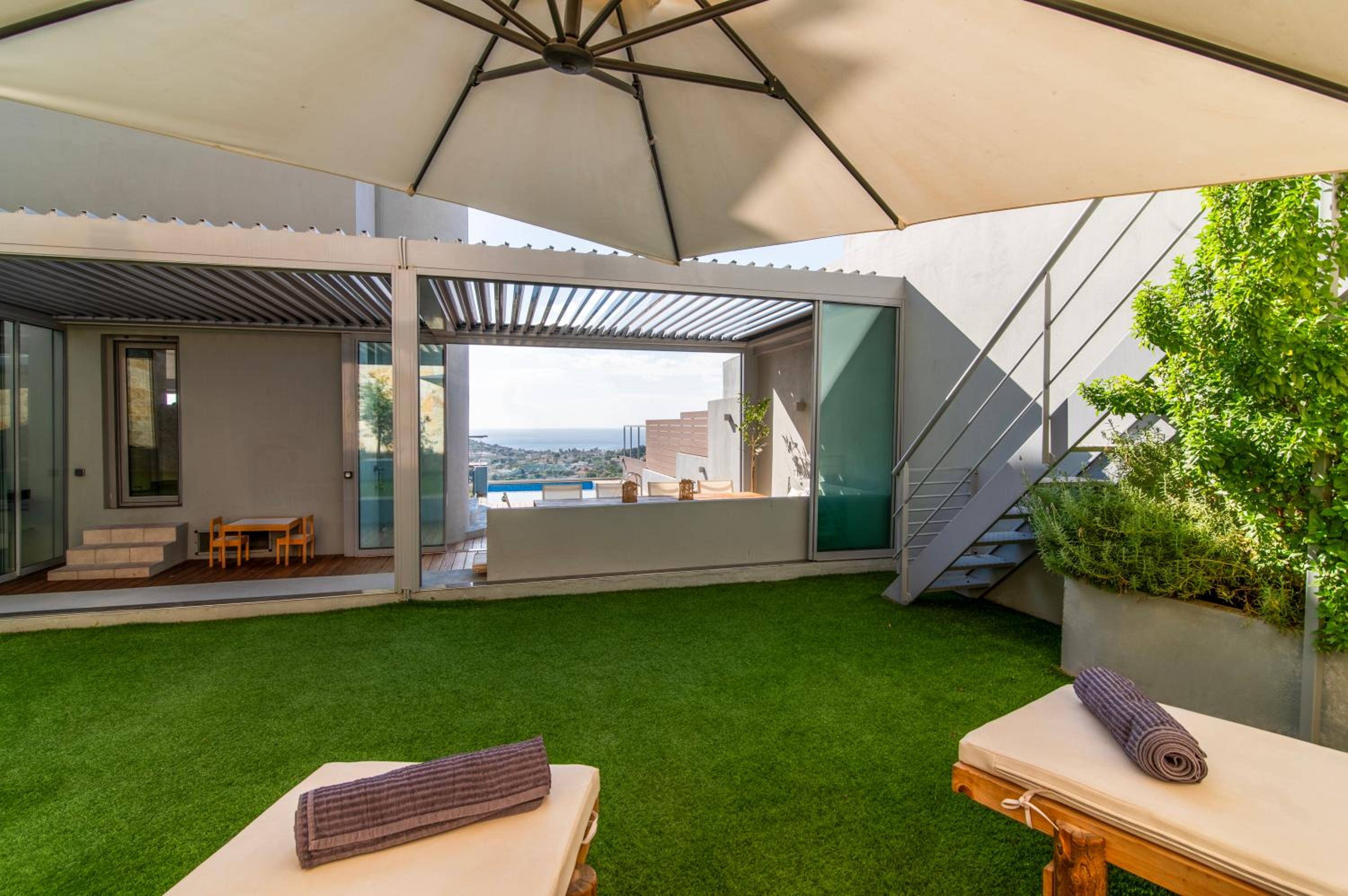 Villa Azzura with sea view & private pool at Athens Riviera view 3