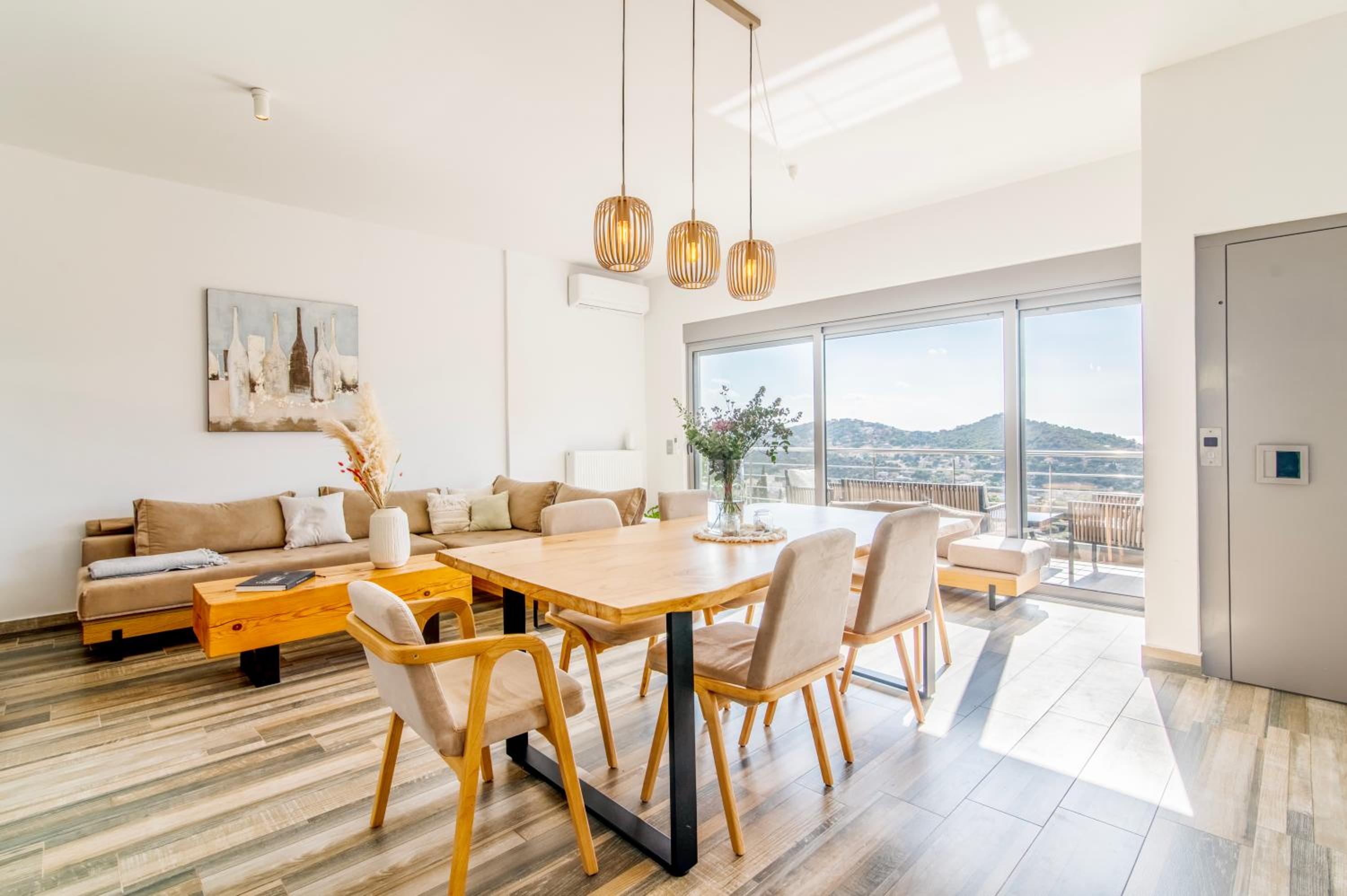 Villa Azzura with sea view & private pool at Athens Riviera view 5