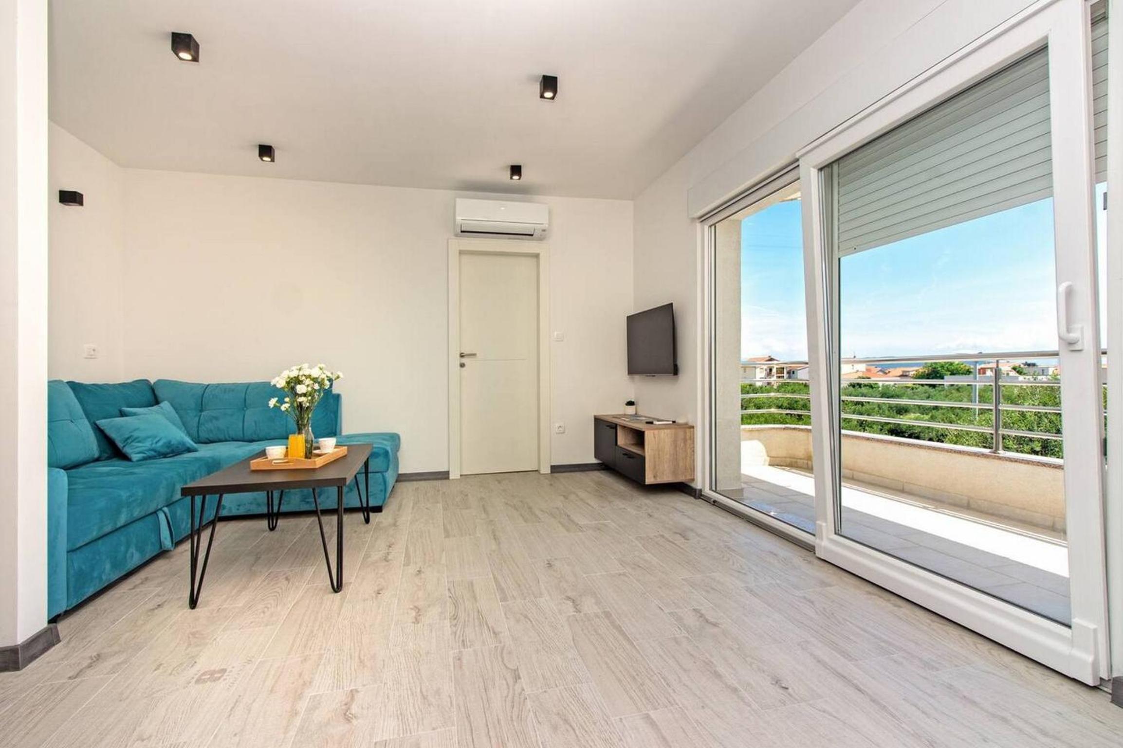 Apartments with Private Balcony Kaštel Novi view 3