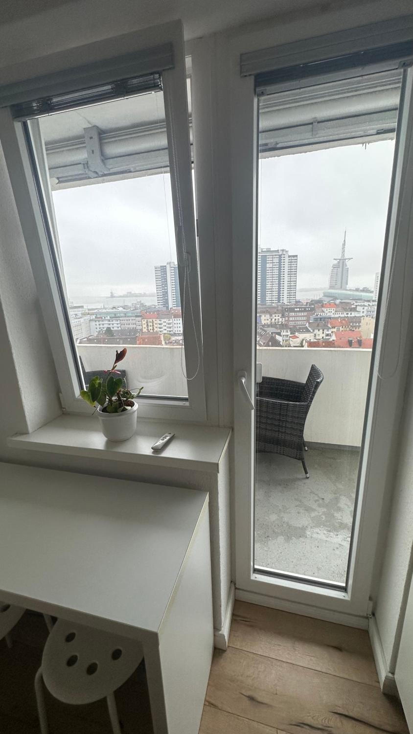 Penthouse Atmosphäre mit Meerblick FeWo am Deich 11