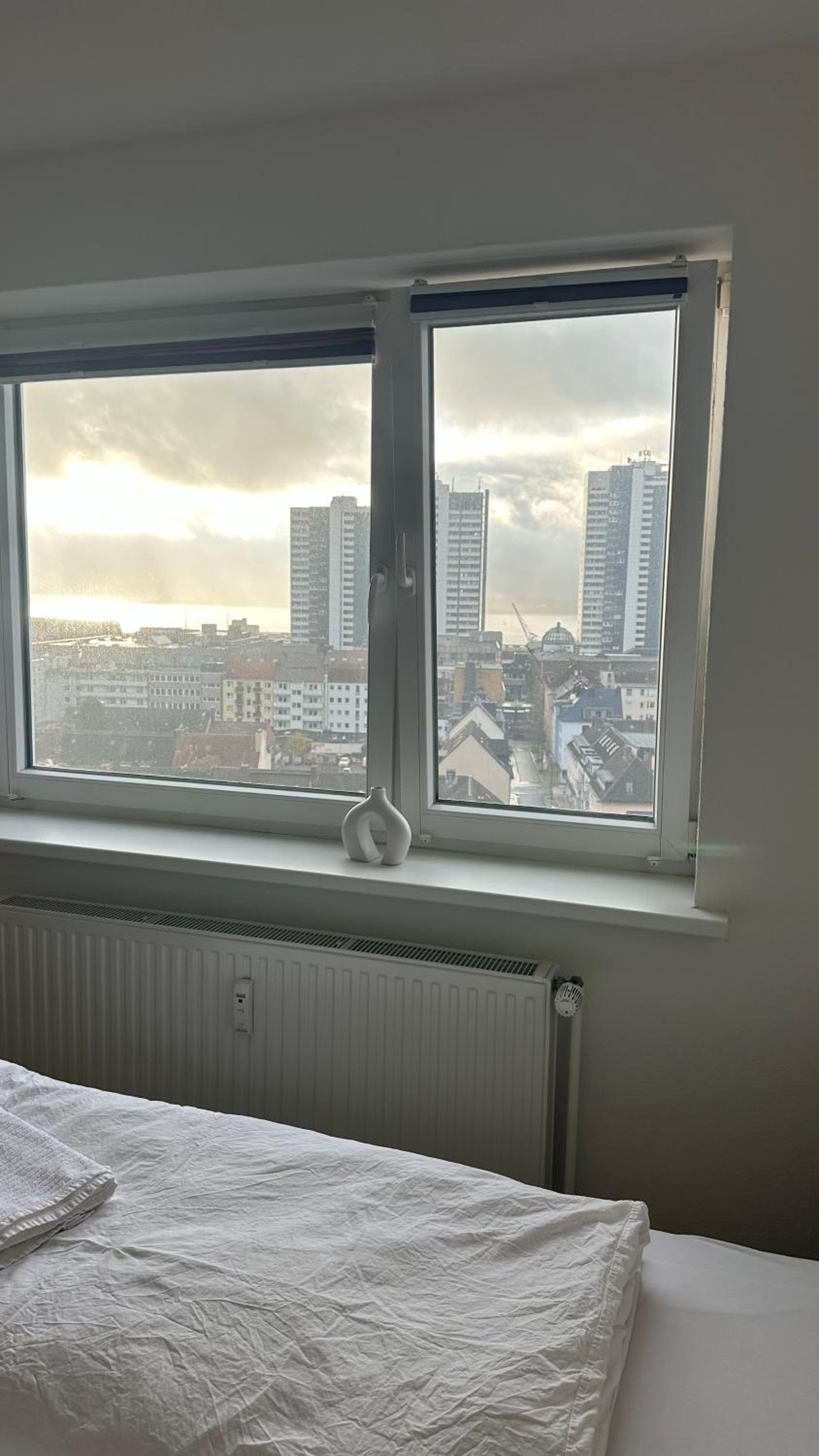 Penthouse Atmosphäre mit Meerblick FeWo am Deich 11