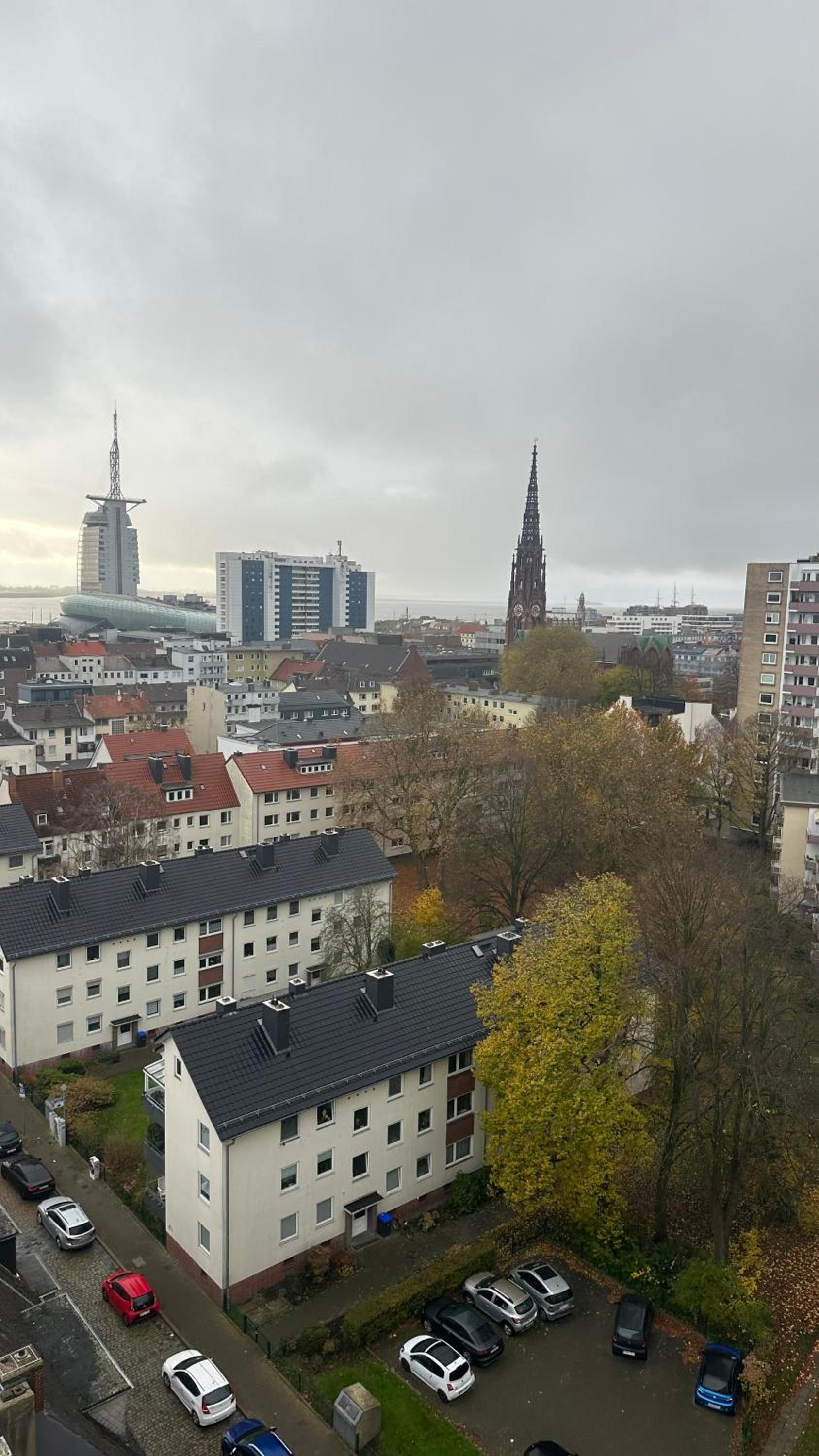 Penthouse Atmosphäre mit Meerblick FeWo am Deich 11