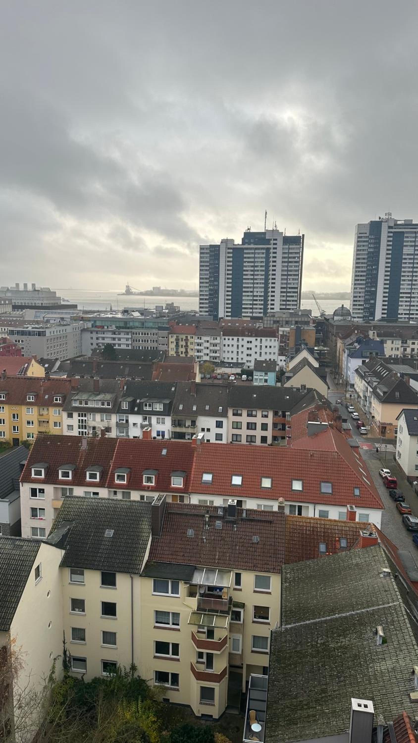Penthouse Atmosphäre mit Meerblick FeWo am Deich 11