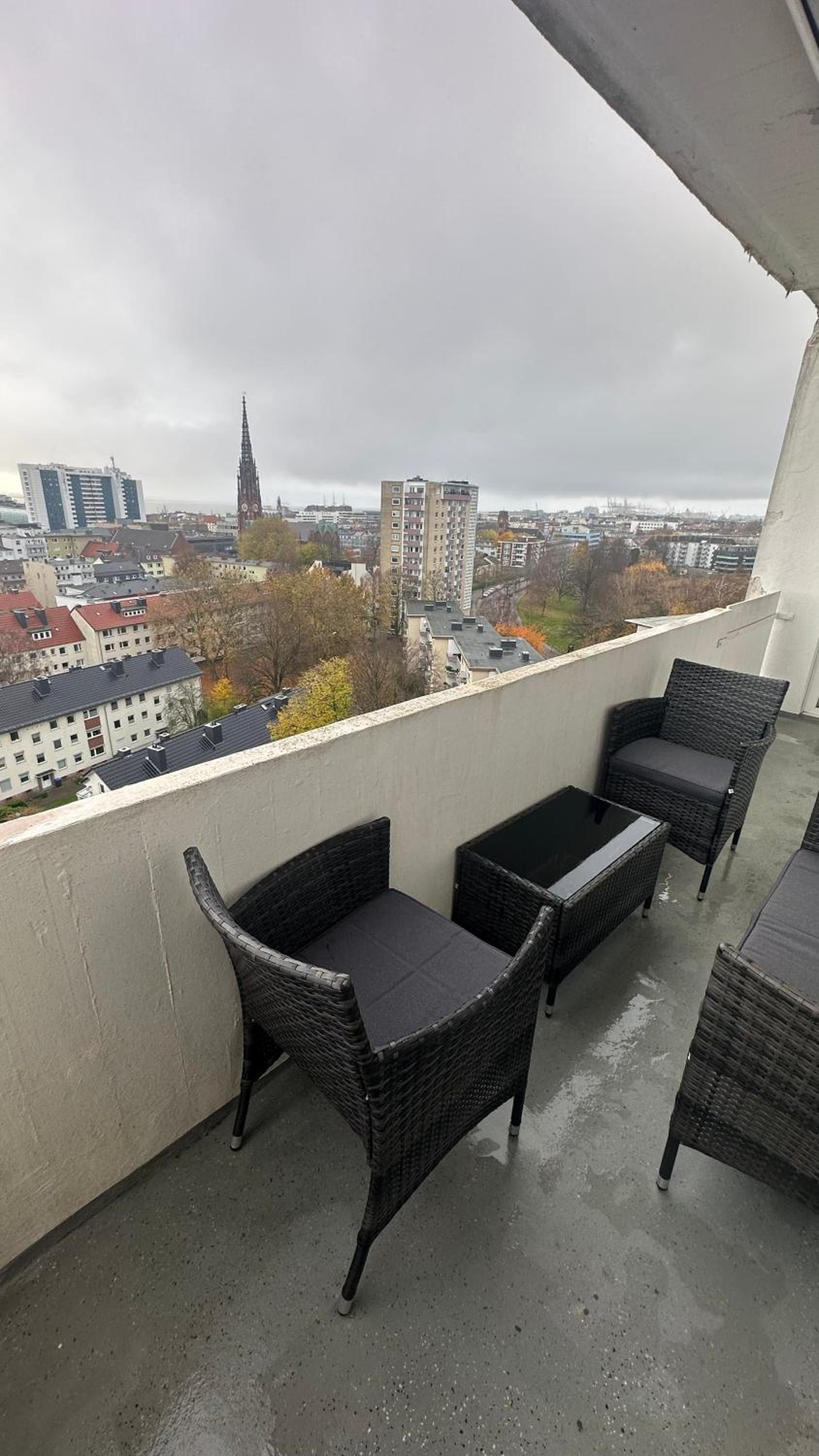 Penthouse Atmosphäre mit Meerblick FeWo am Deich 11