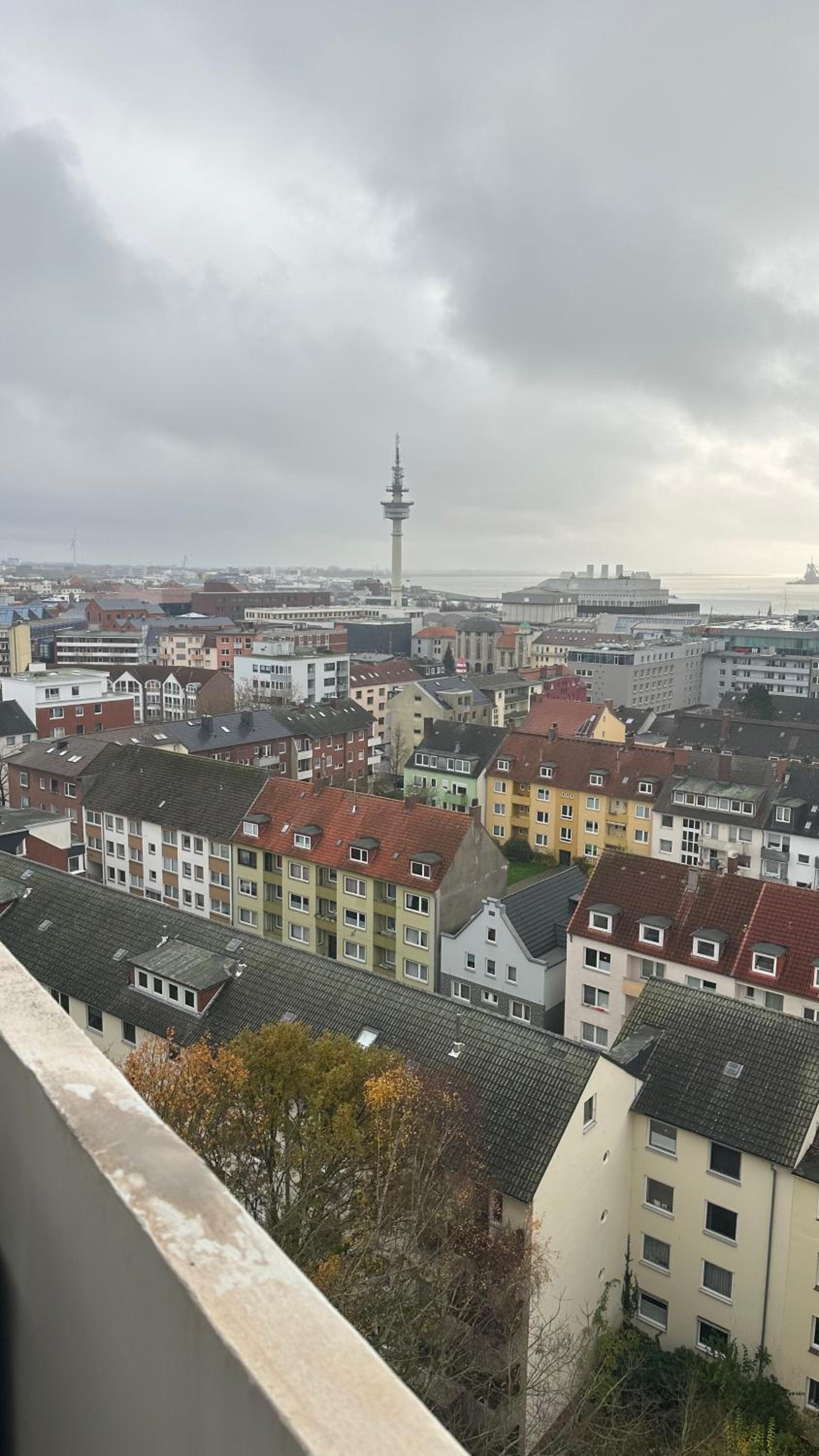 Penthouse Atmosphäre mit Meerblick FeWo am Deich 11