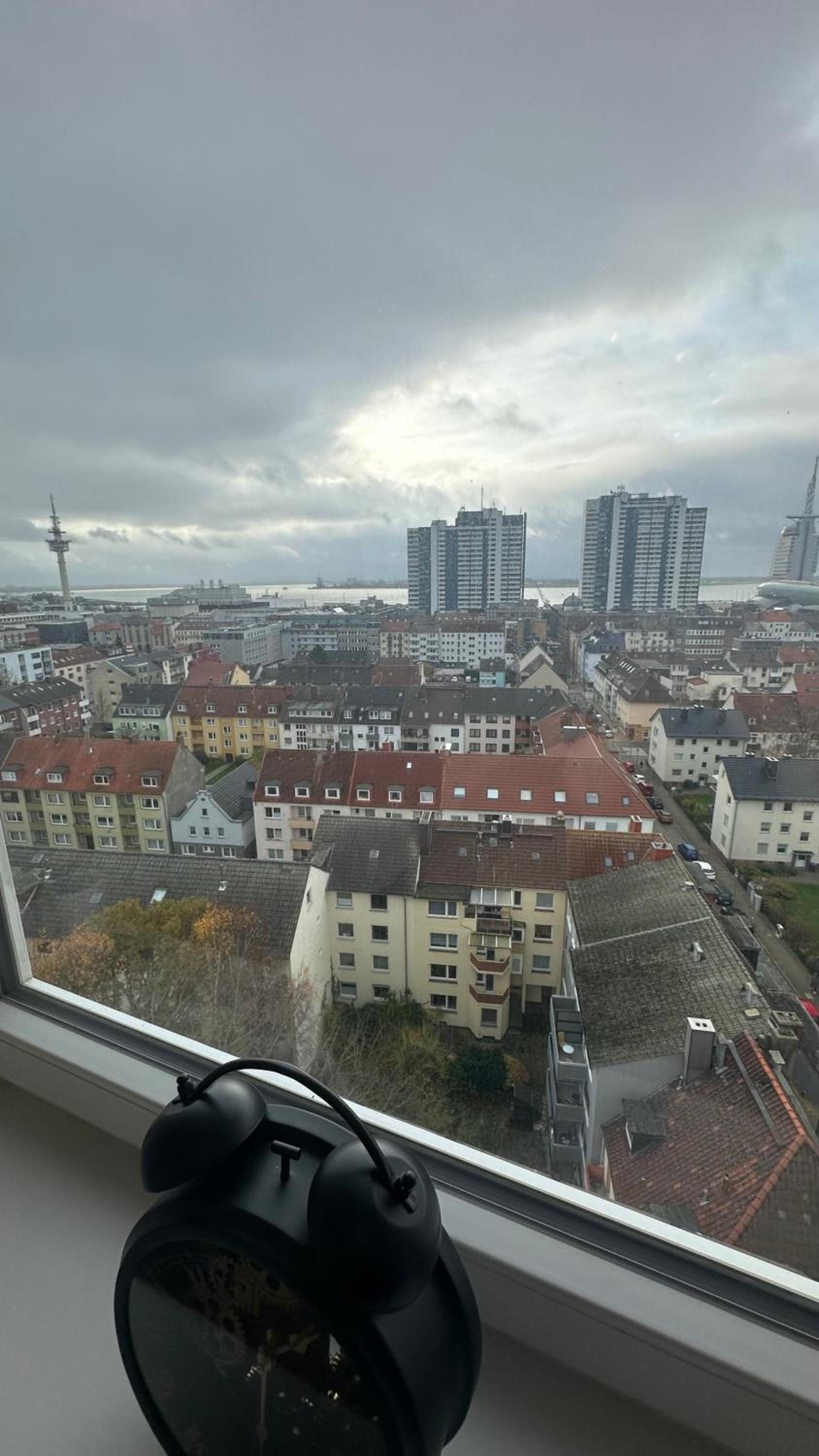 Penthouse Atmosphäre mit Meerblick FeWo am Deich 11