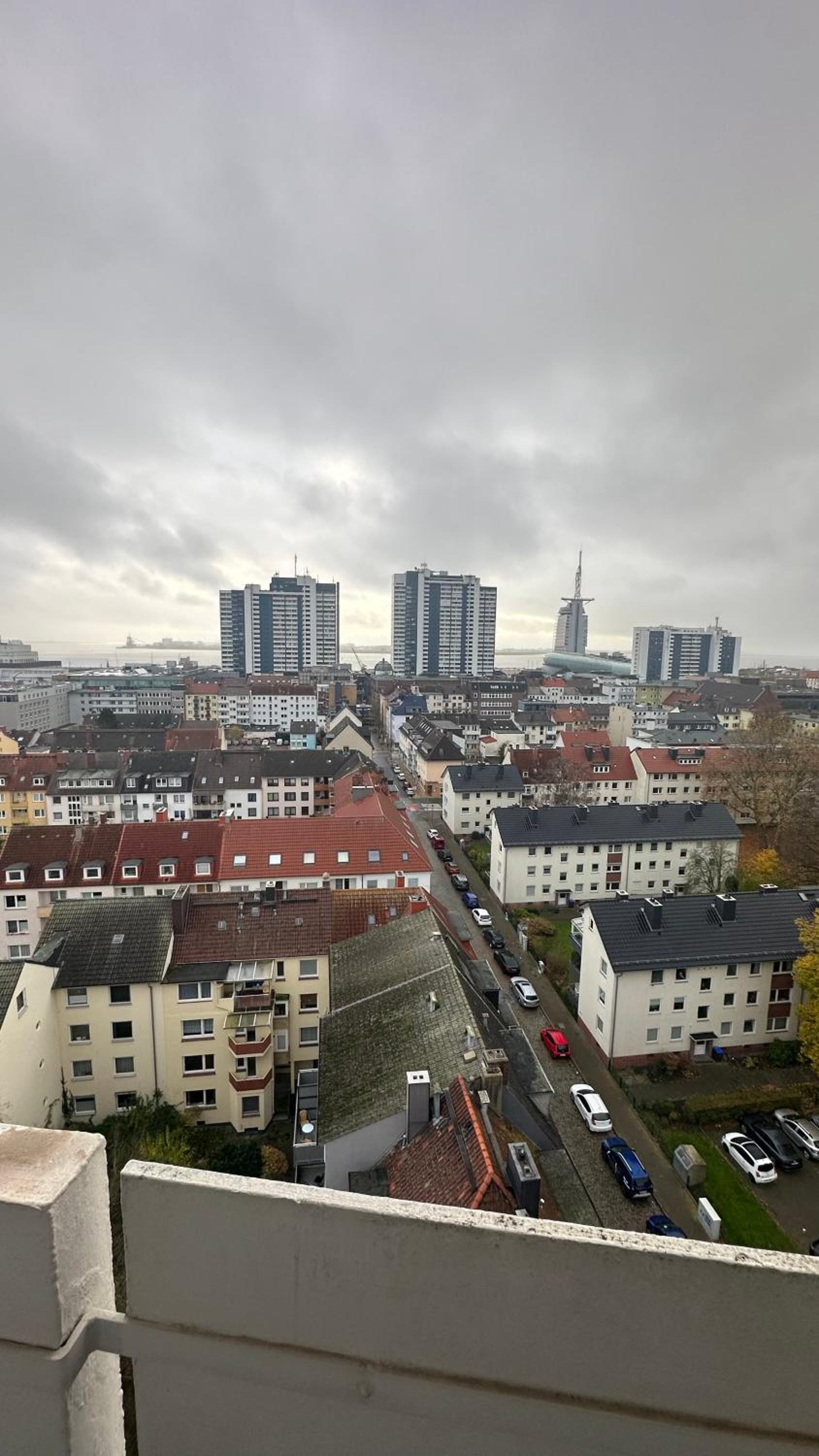 Penthouse Atmosphäre mit Meerblick FeWo am Deich 11