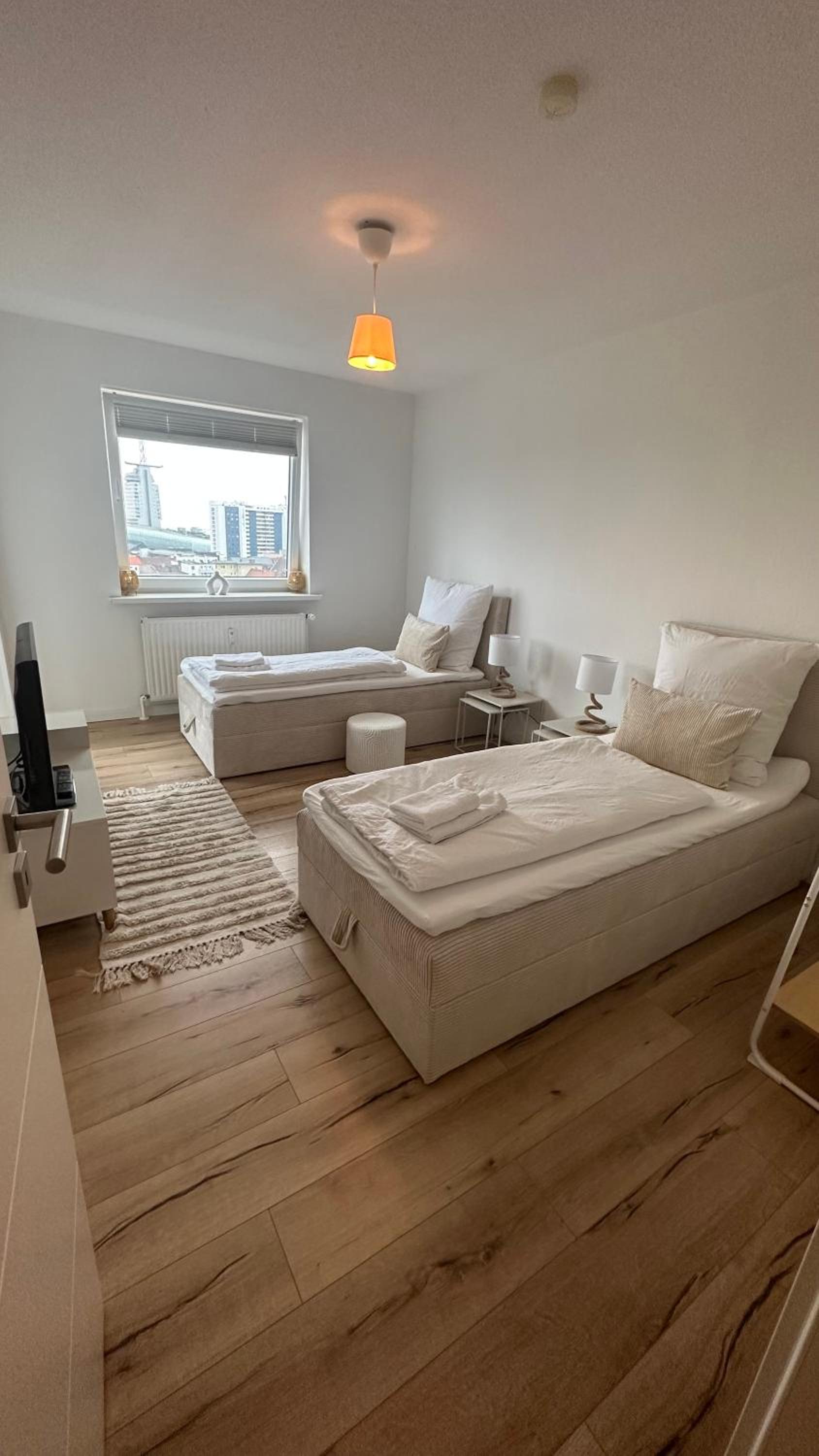 Penthouse Atmosphäre mit Meerblick FeWo am Deich 11