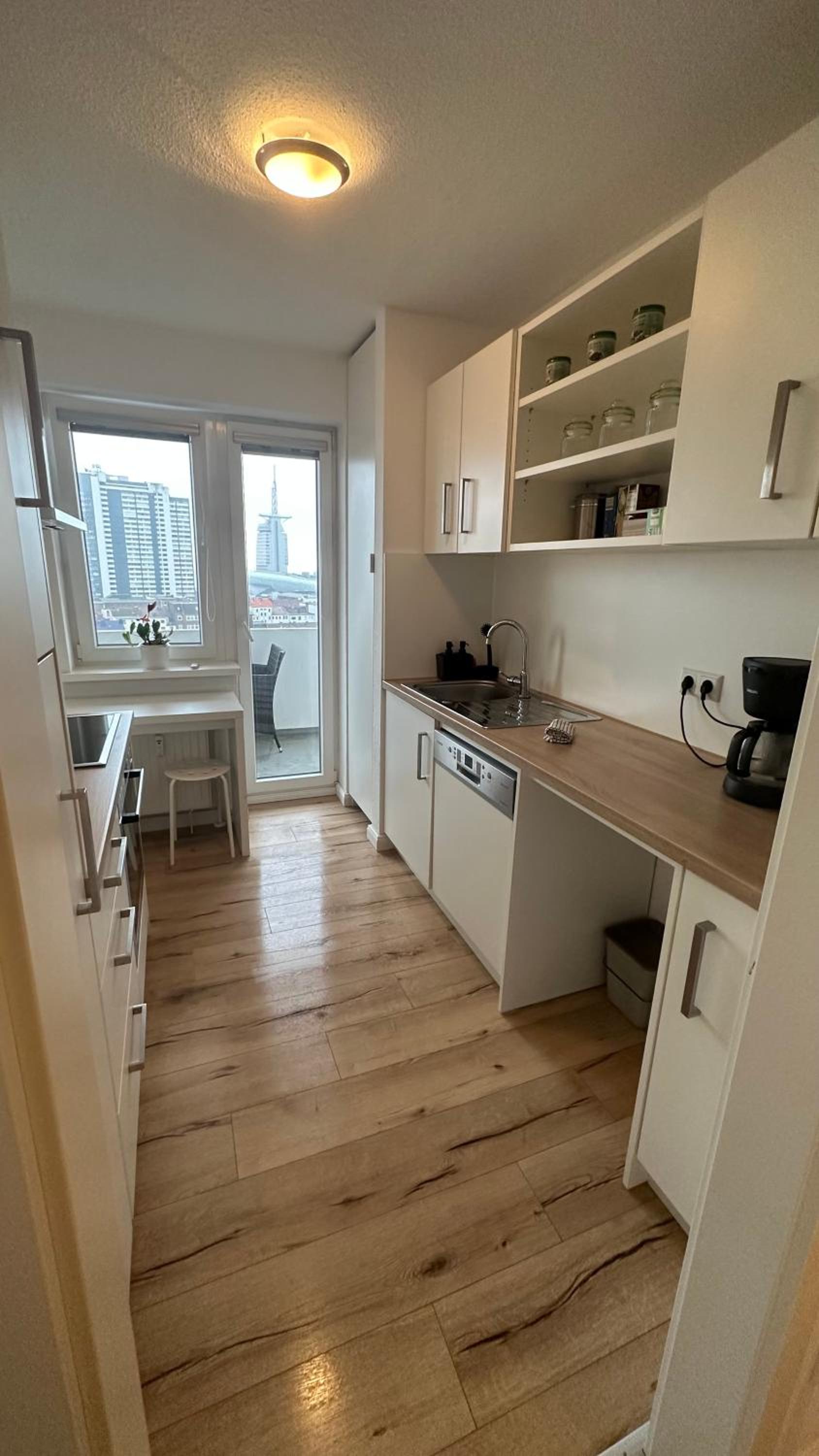 Penthouse Atmosphäre mit Meerblick FeWo am Deich 11