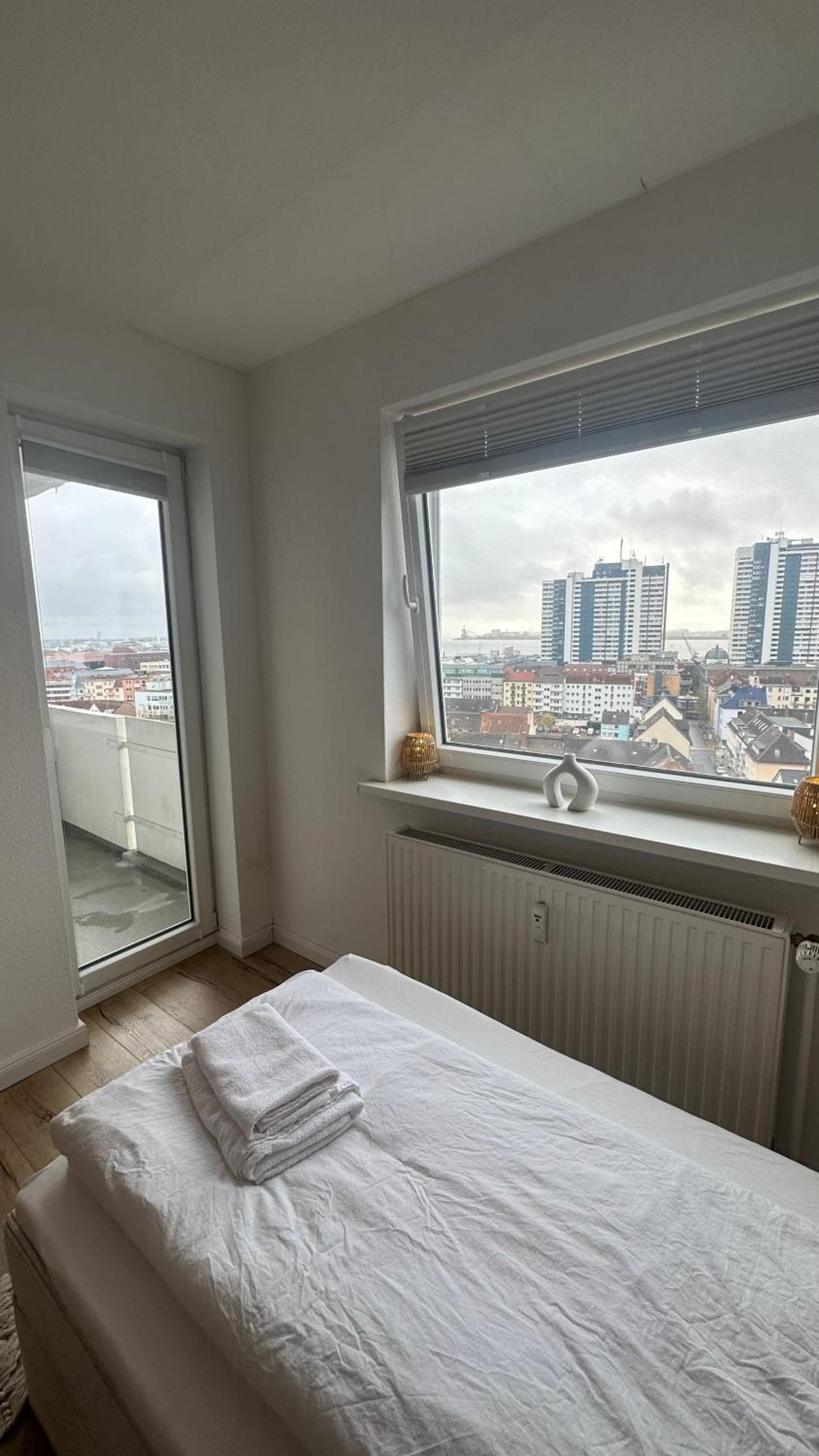 Penthouse Atmosphäre mit Meerblick FeWo am Deich 11