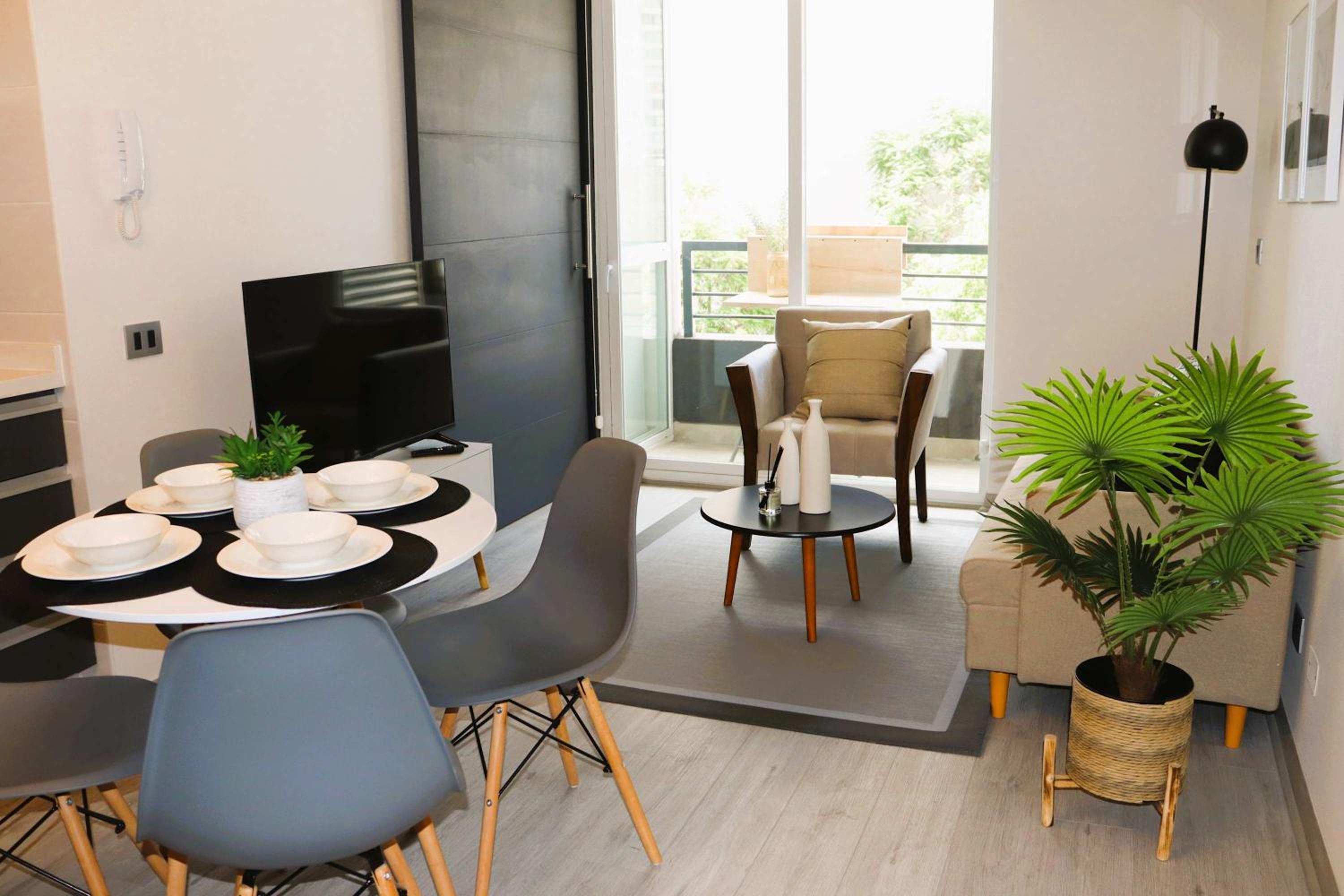 HOM Estupendo y Acogedor Depto 1D1B 2PAX Santiago