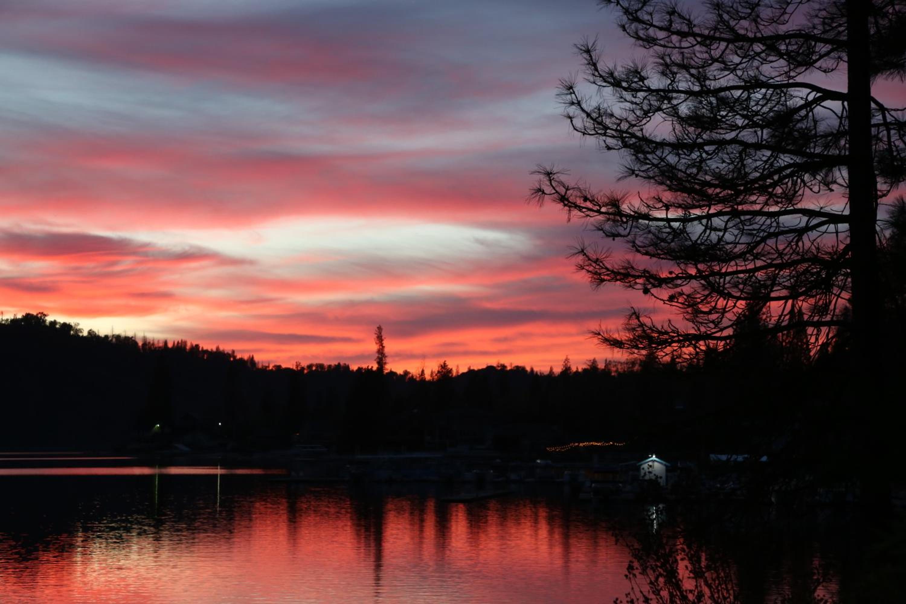 Eagles Nest at Bass Lake near Yosemite with Boat Dock view 2