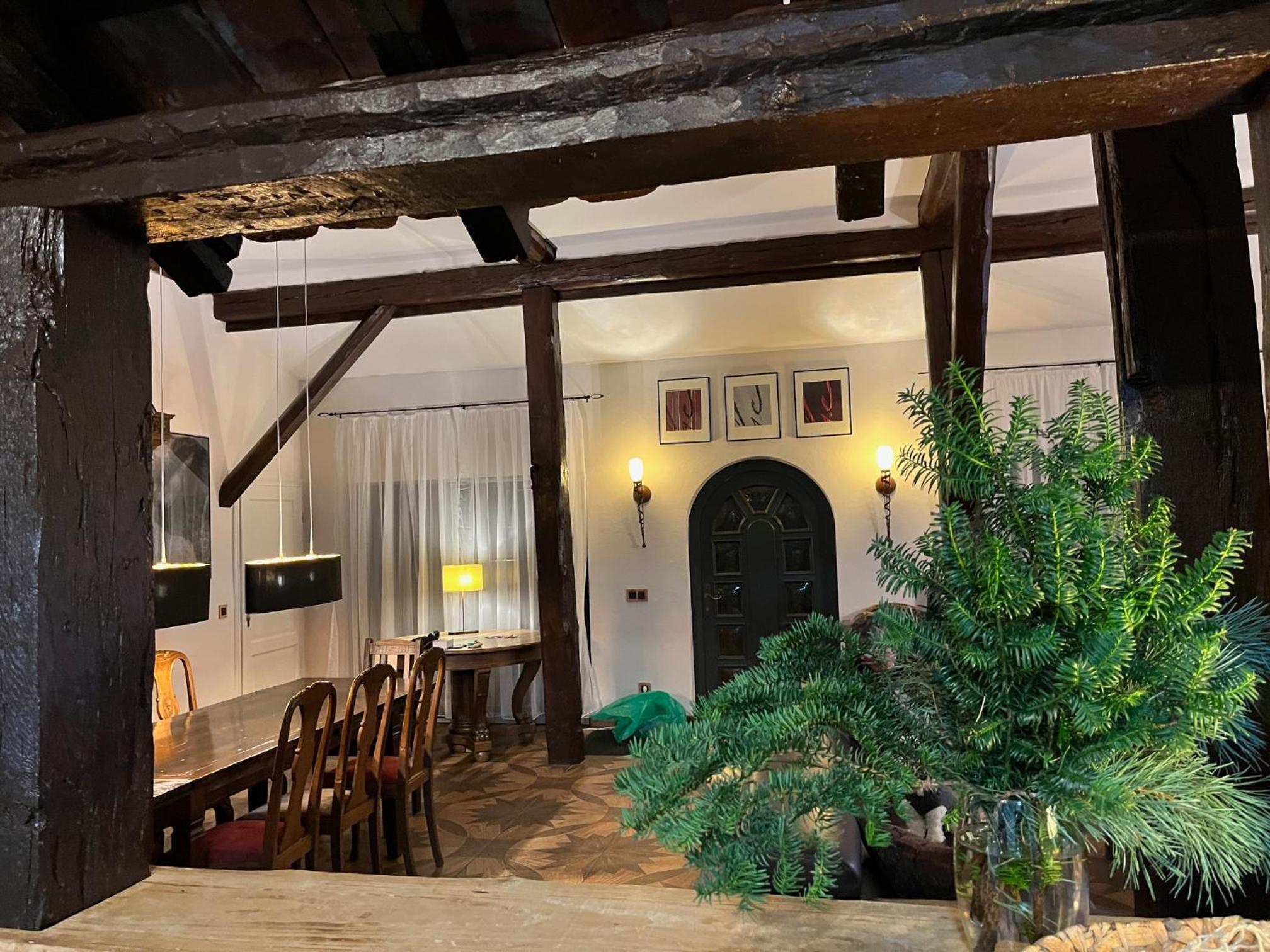 Kunsthaus am Hafen - umzäunter Garten, Sauna im Haus