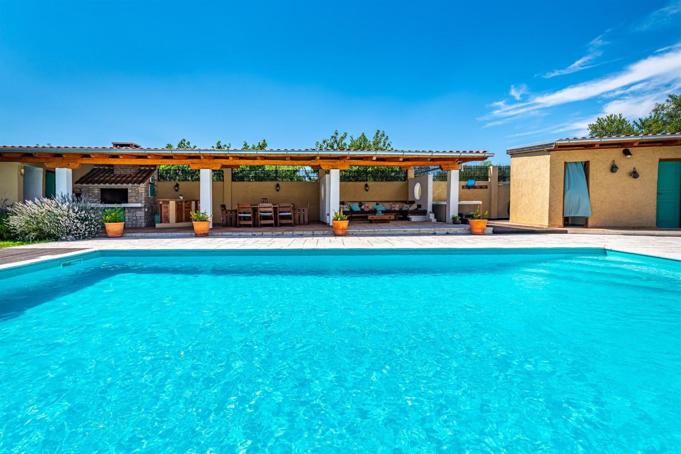 MY DALMATIA - Villa Kadulja with private pool and tennis court view 2