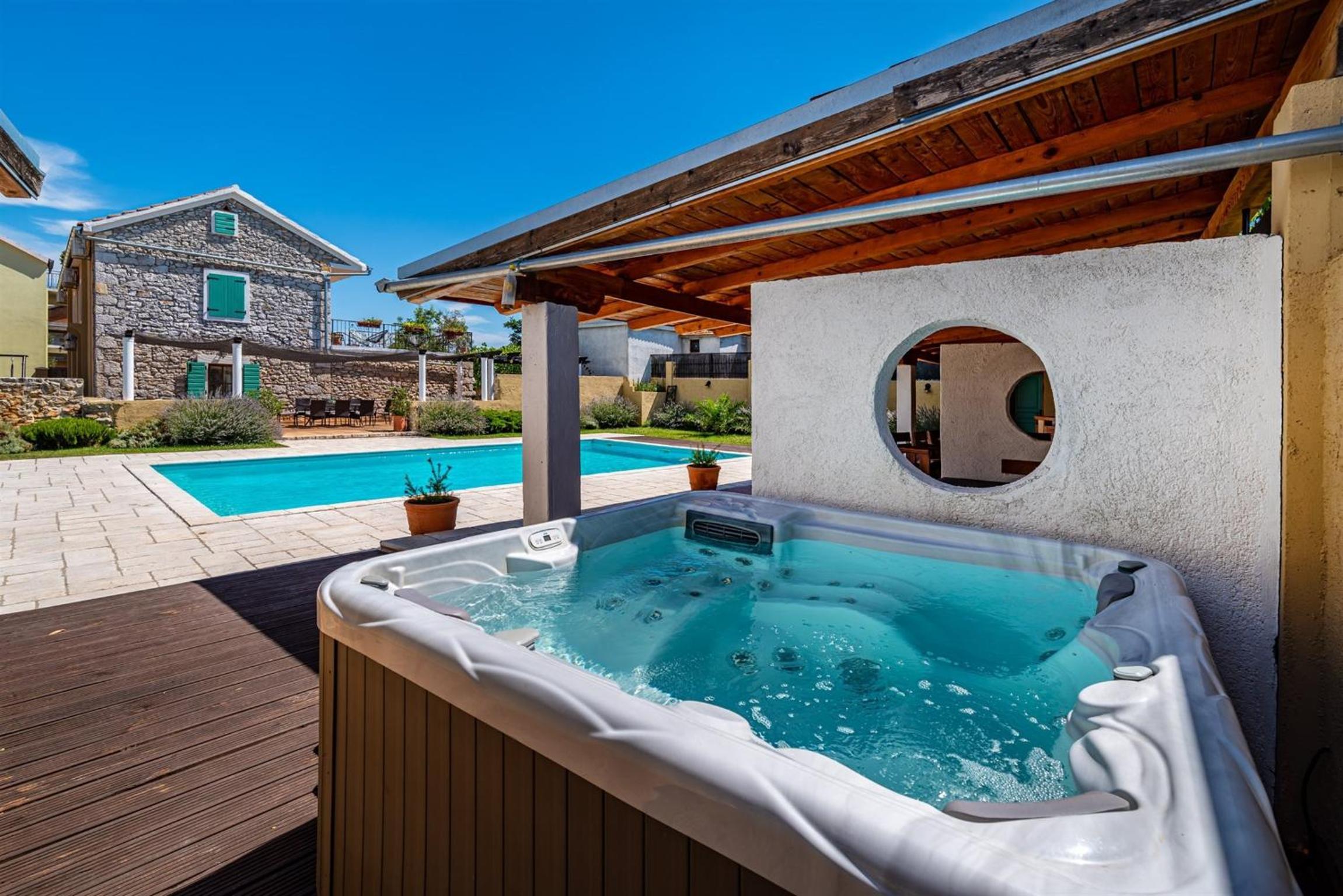 MY DALMATIA - Villa Kadulja with private pool and tennis court view 4