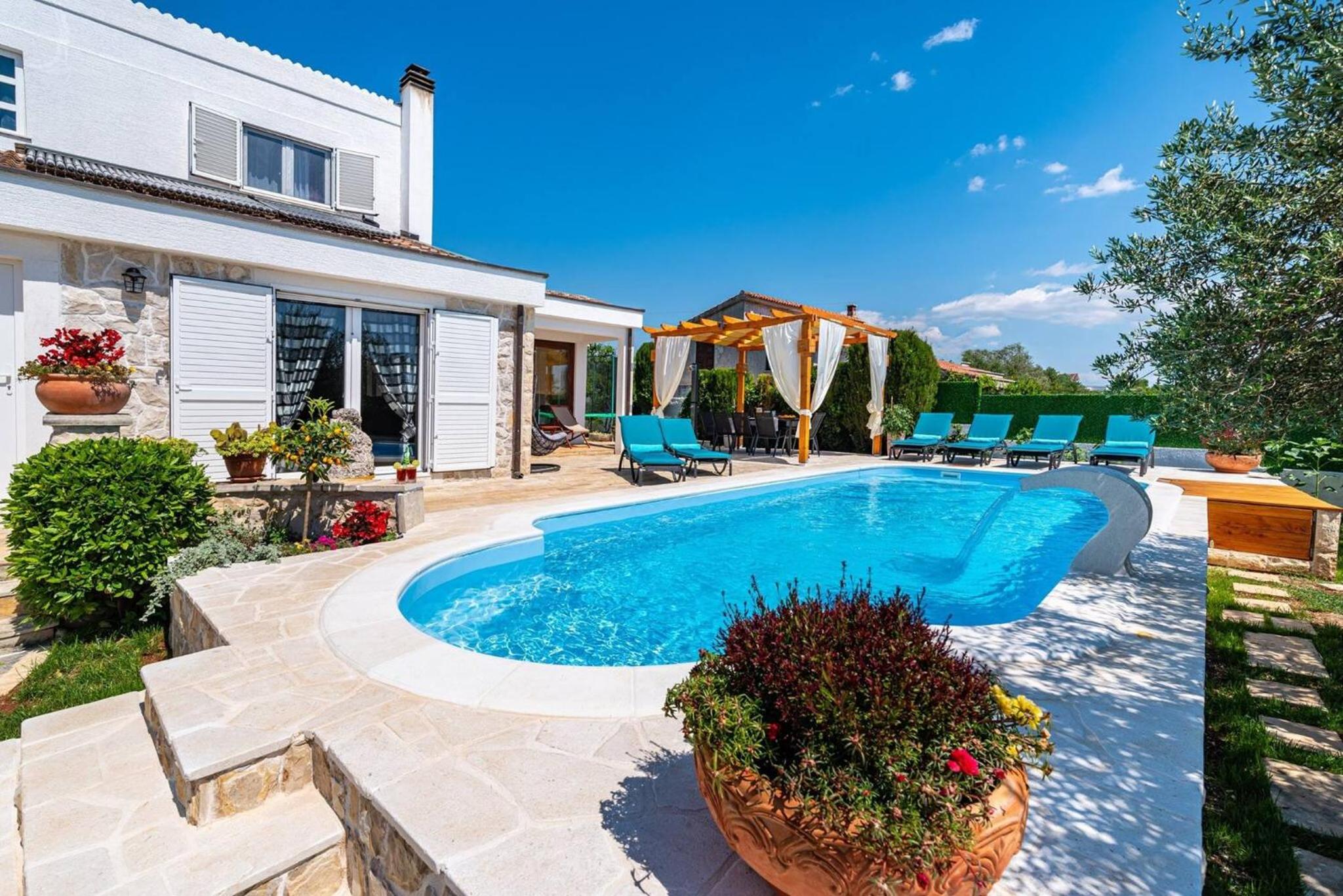 MY DALMATIA - Villa Elia with private pool and panoramic sea view view 2