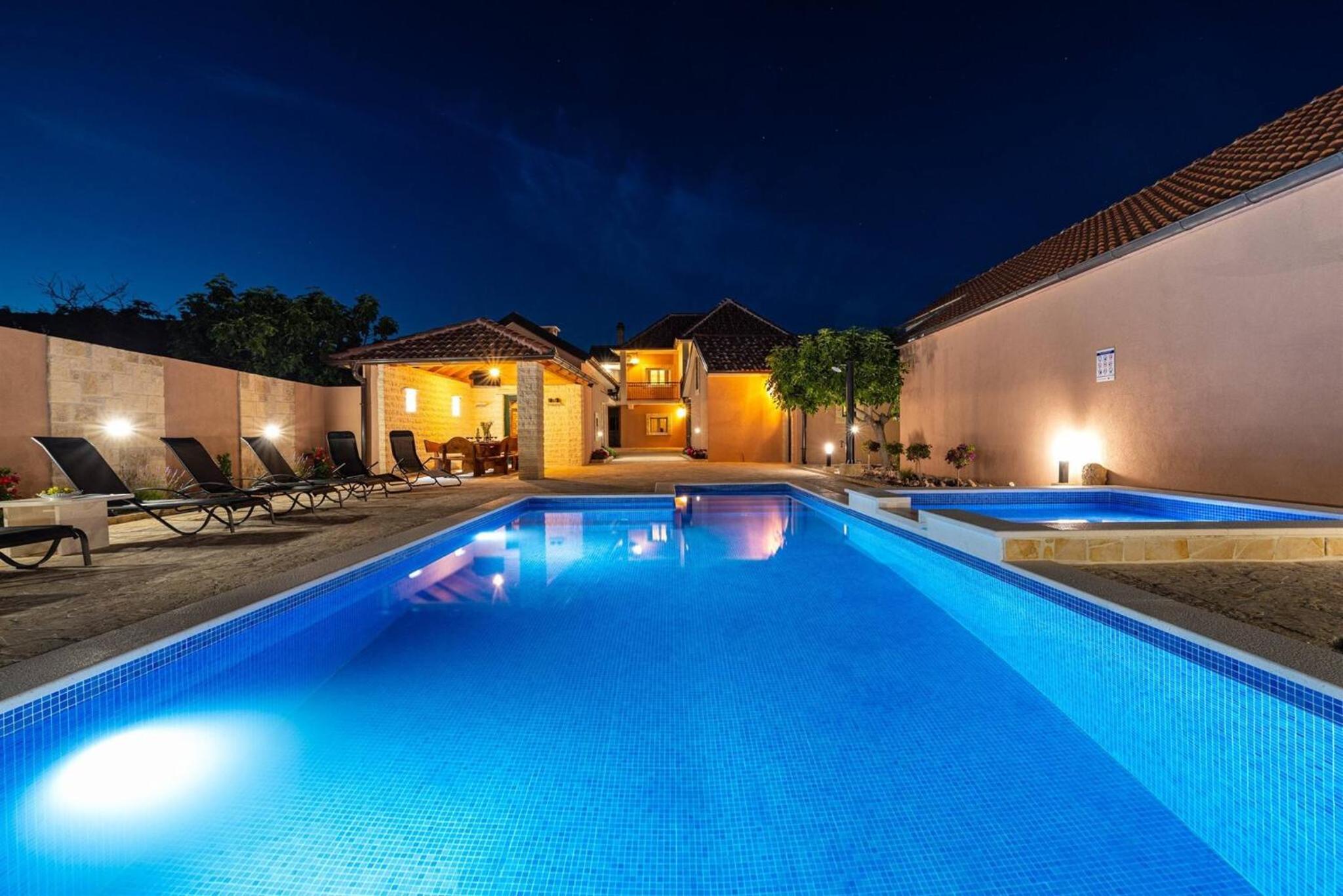 MY DALMATIA - Holiday home Lana with private heated pool and sauna view 2