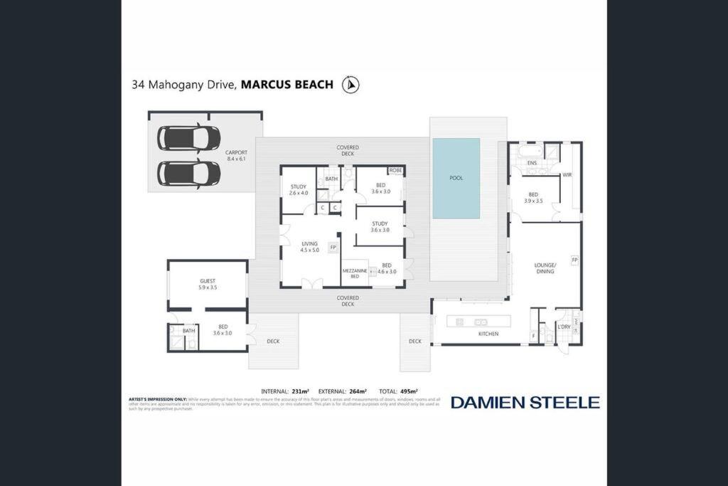 Desert Flame - Private Oasis near the Beach