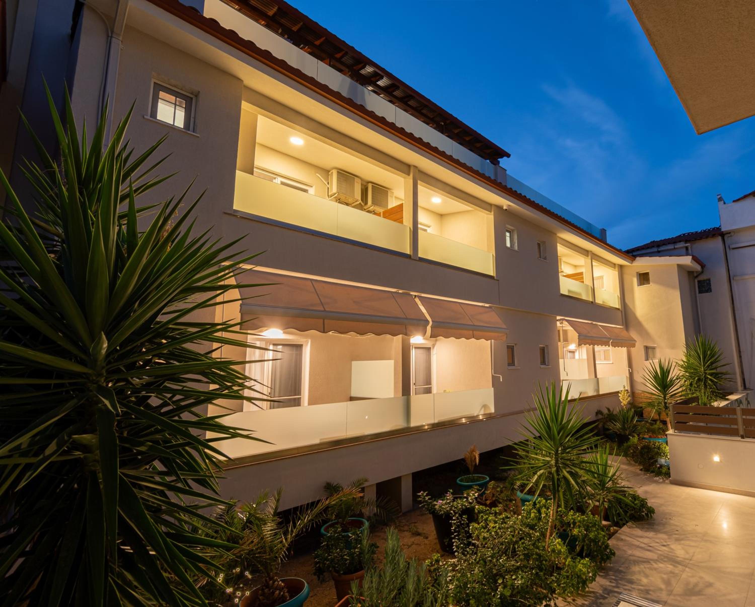 Villa Zoe on the beach