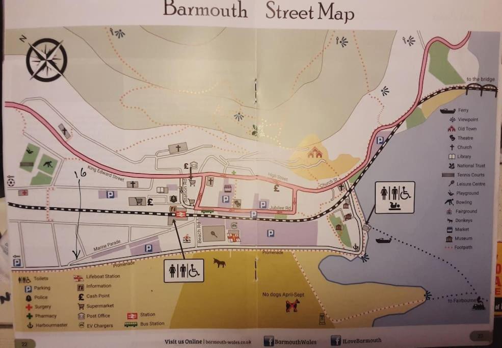 Barmouth beach ground level view 2