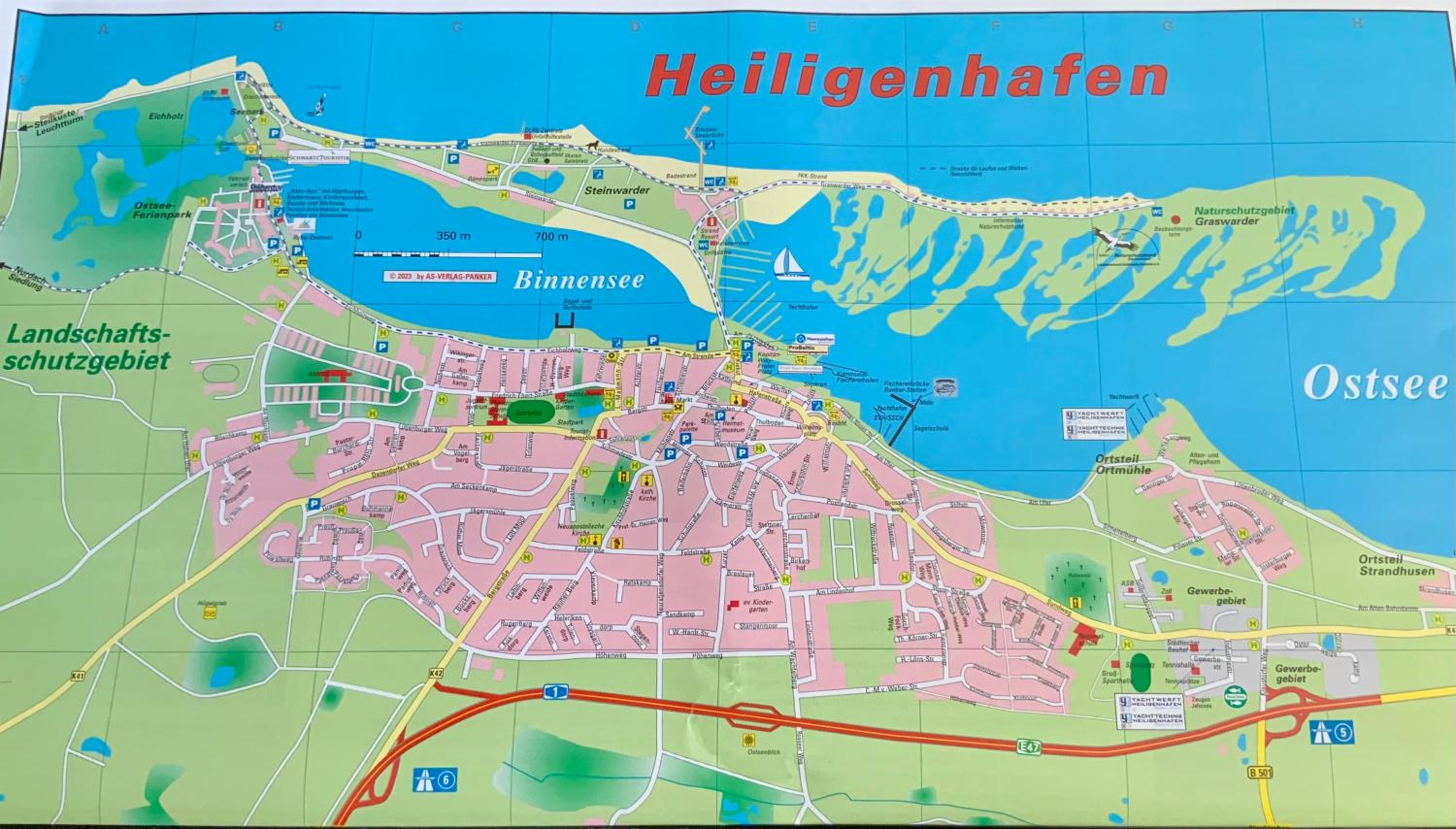 Panoramablick Ostsee & Binnensee - Balkon - Stilvoll - Ferienwohnung 'Freiheit'