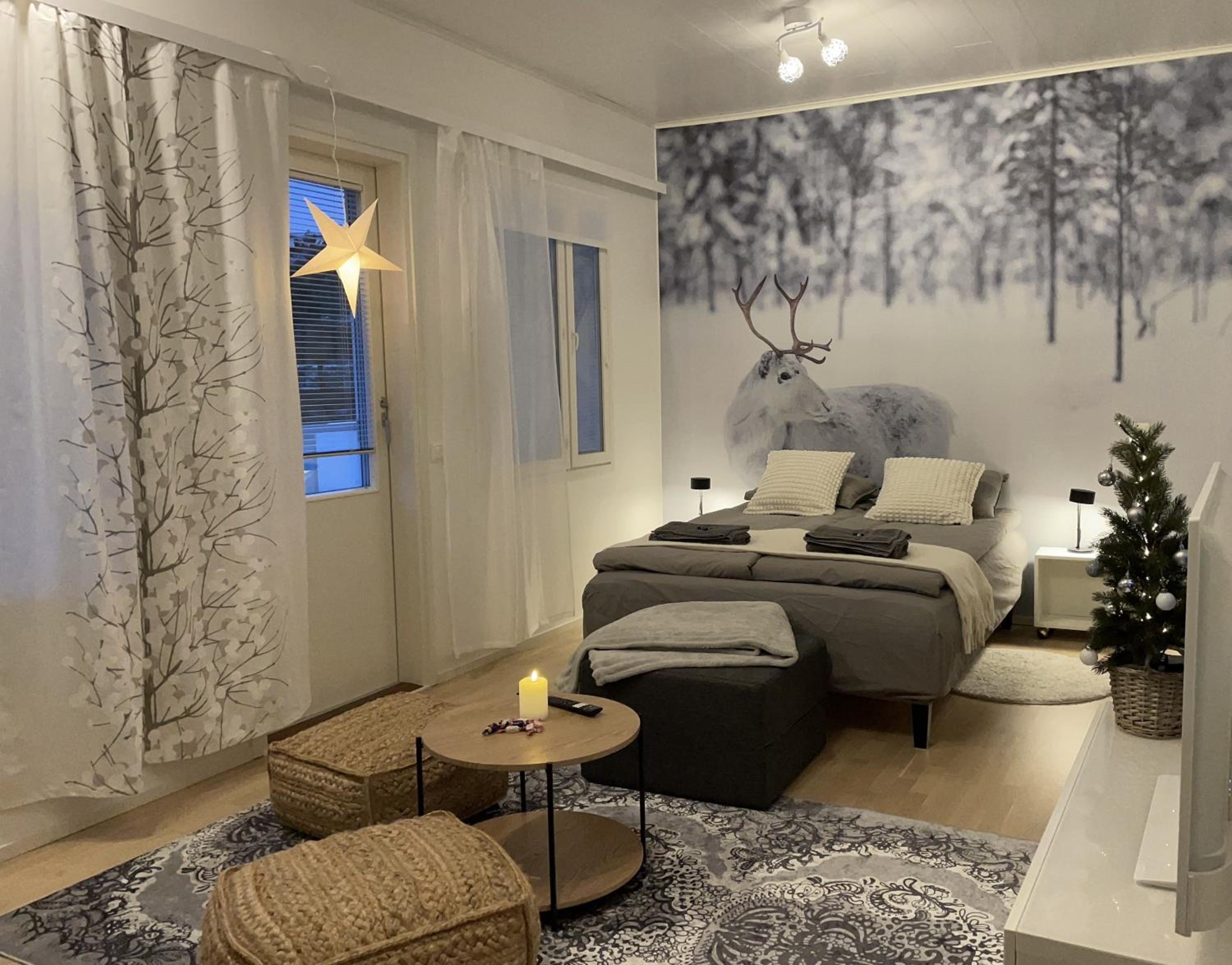 Studio Rudolf - Comfy city apartment with Private sauna & Free Wi-Fi