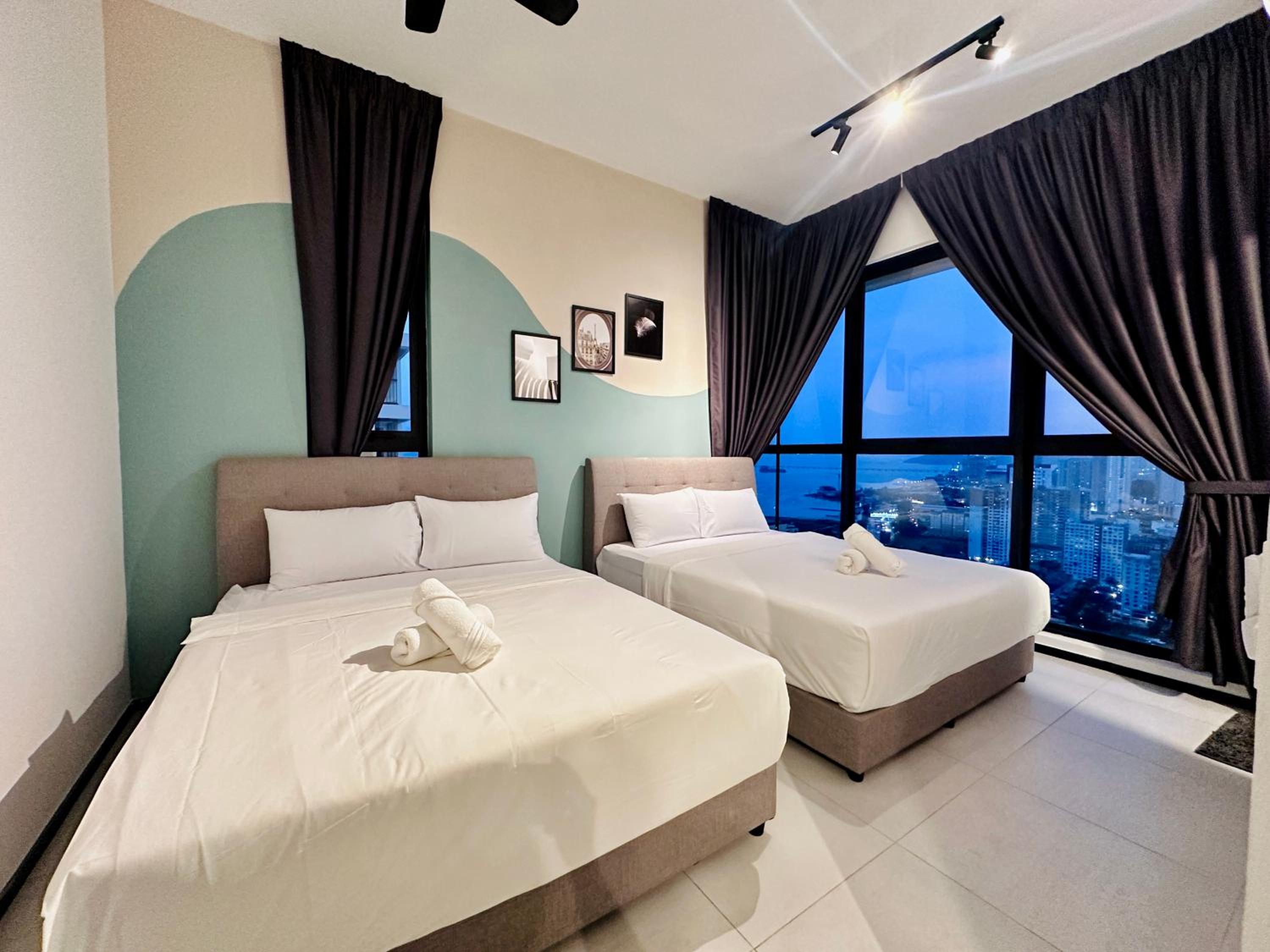 2 bed room 5 queen bed luxury sea view apartment photo 4