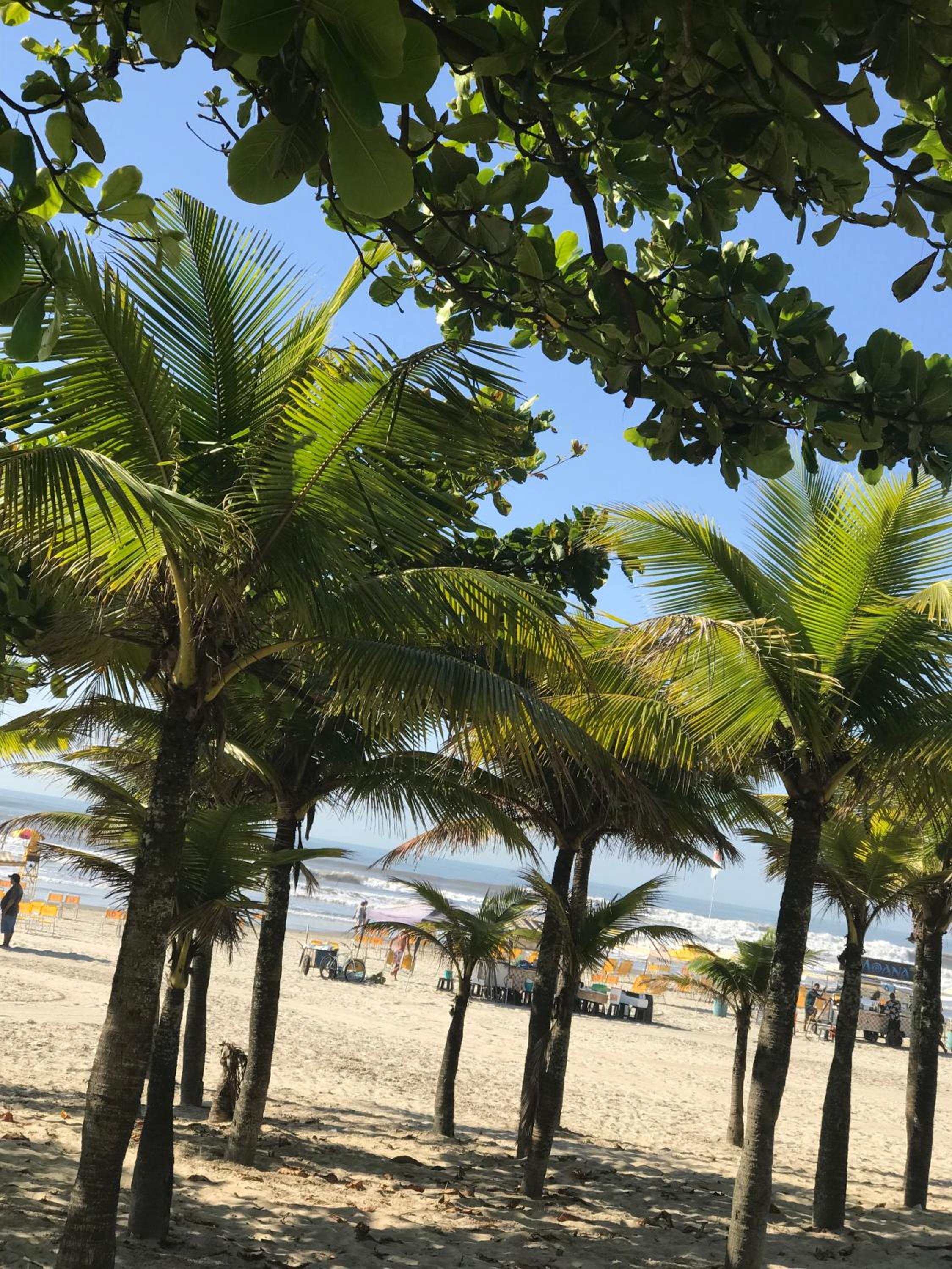 Apartamento na praia com Ar Condicionado