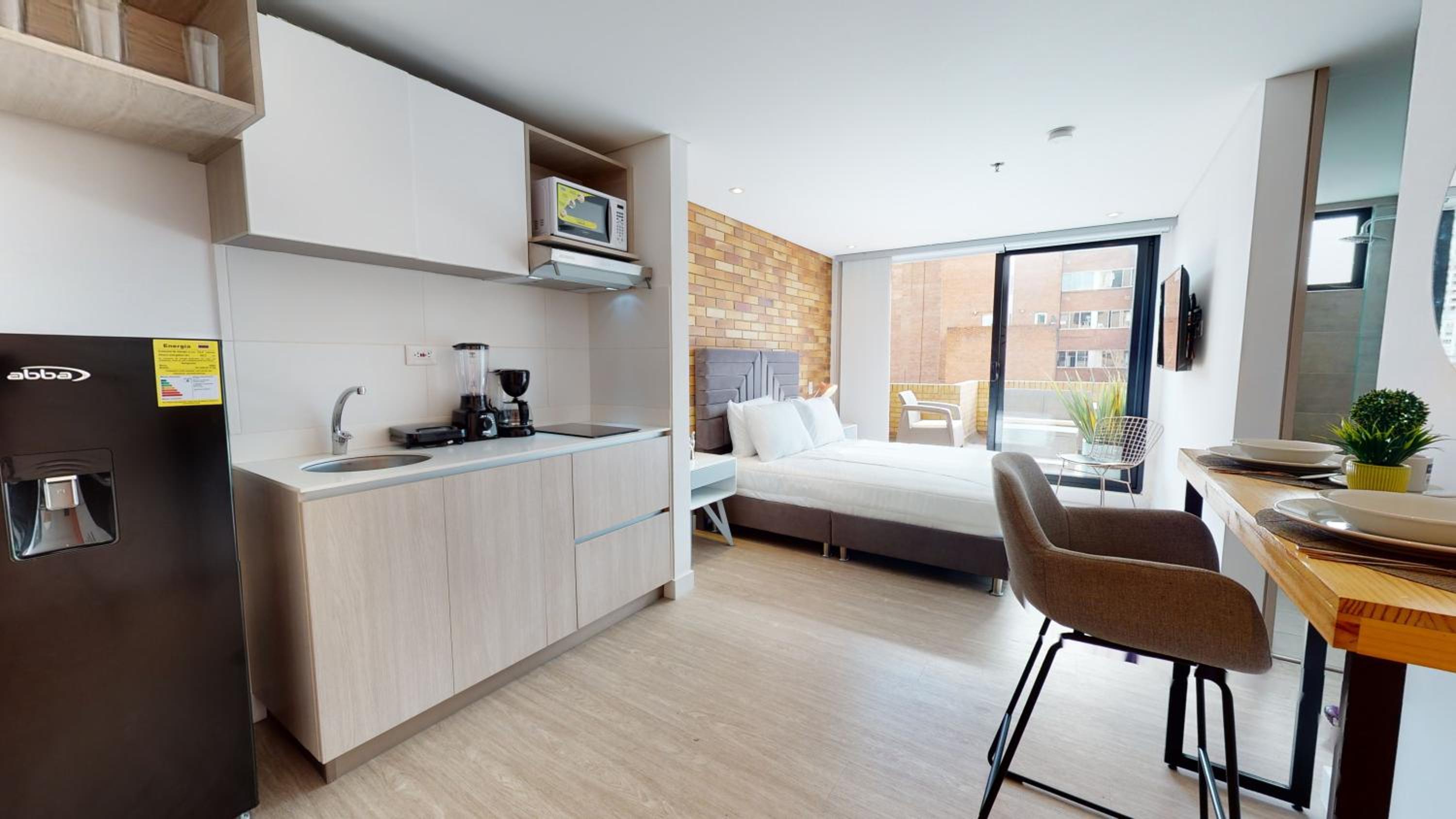 501 Loft con terraza privada en chapinero