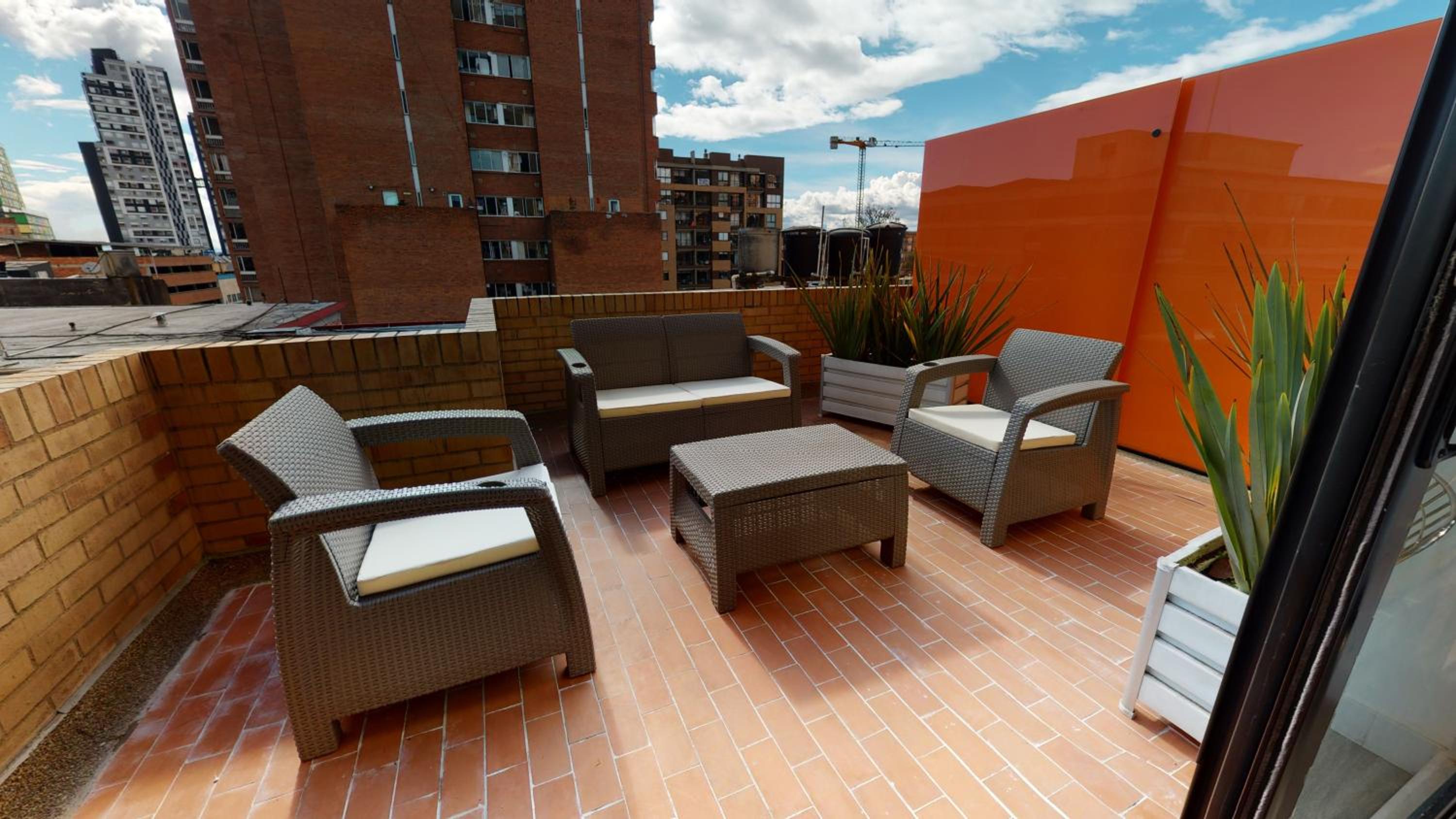 501 Loft con terraza privada en chapinero