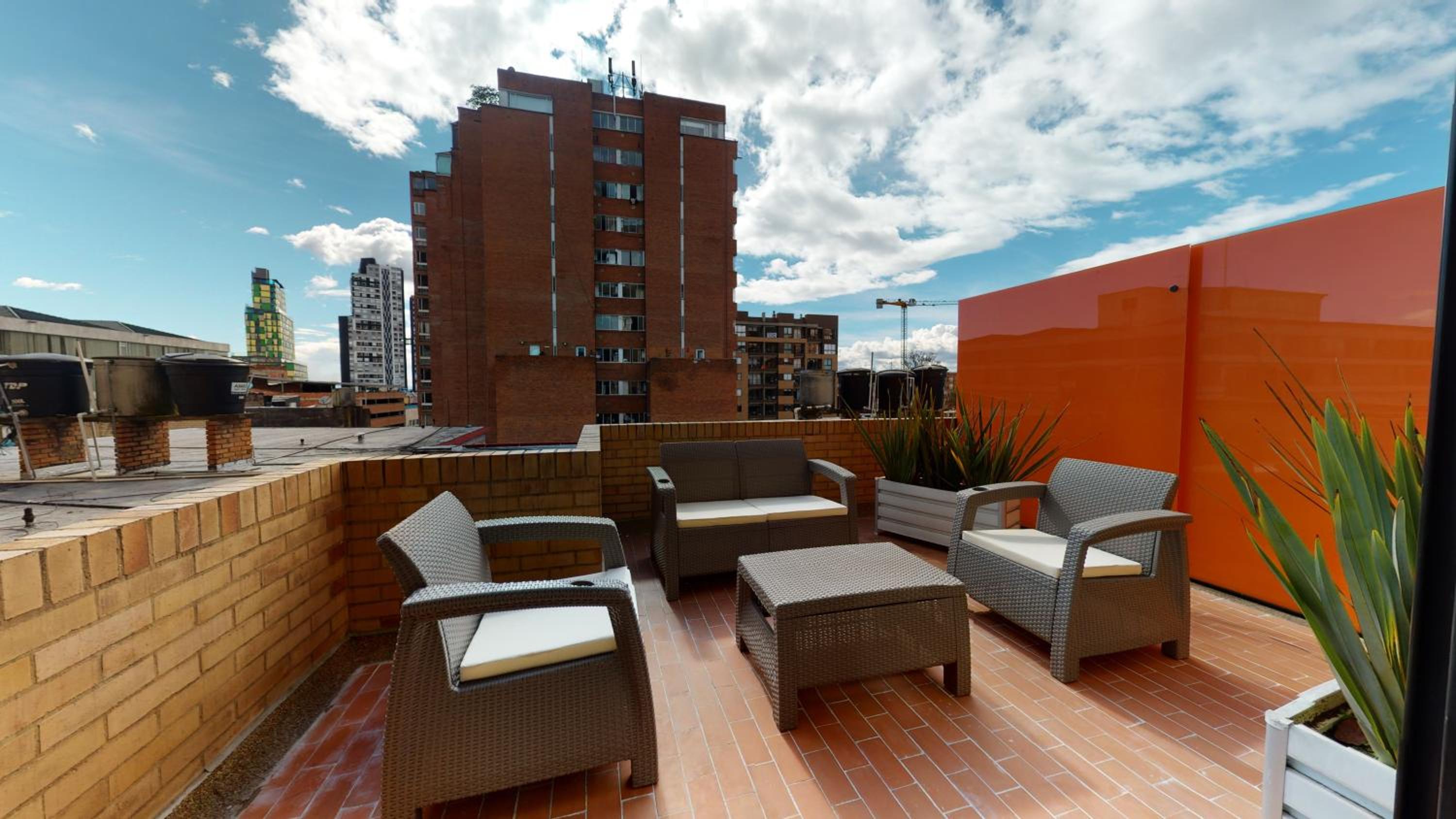 501 Loft con terraza privada en chapinero