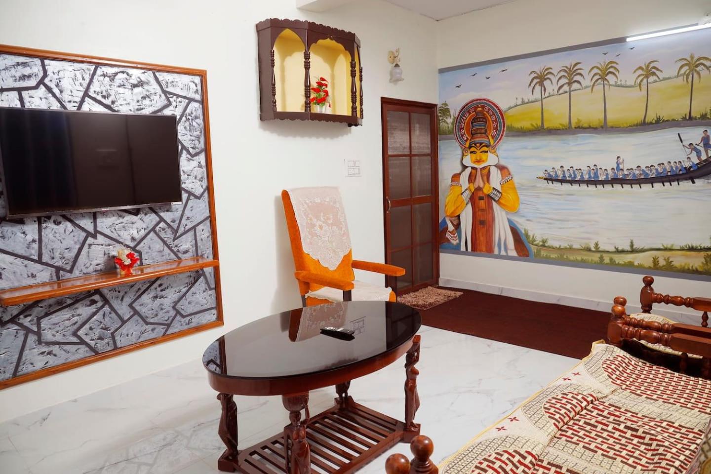 Alleppey Haven 3BR First Floor with Balcony & AC