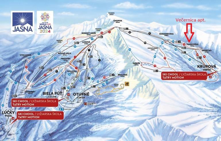 Apartmán Večernica Trangoška Chopok Jasna Juh