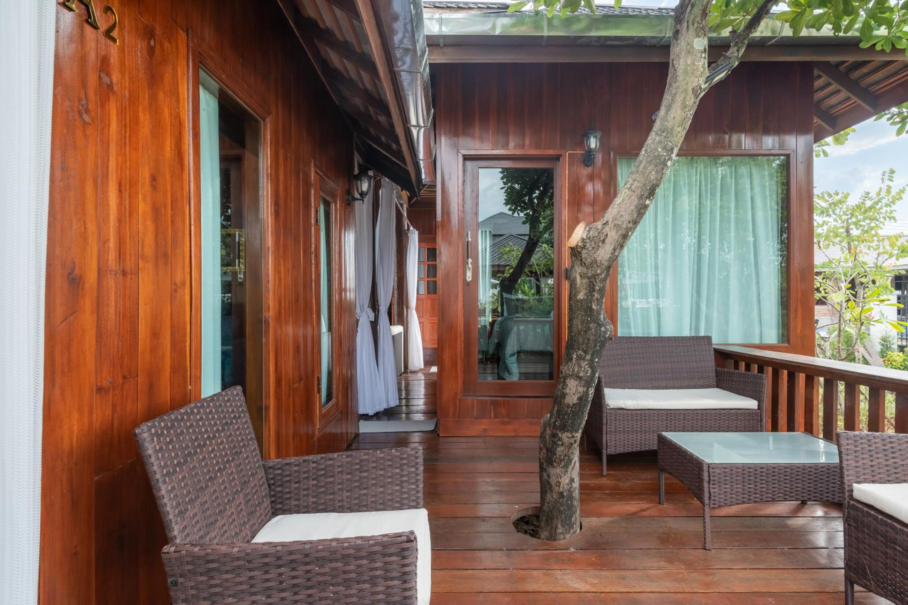 The garden pool villa resort at Doi Saket