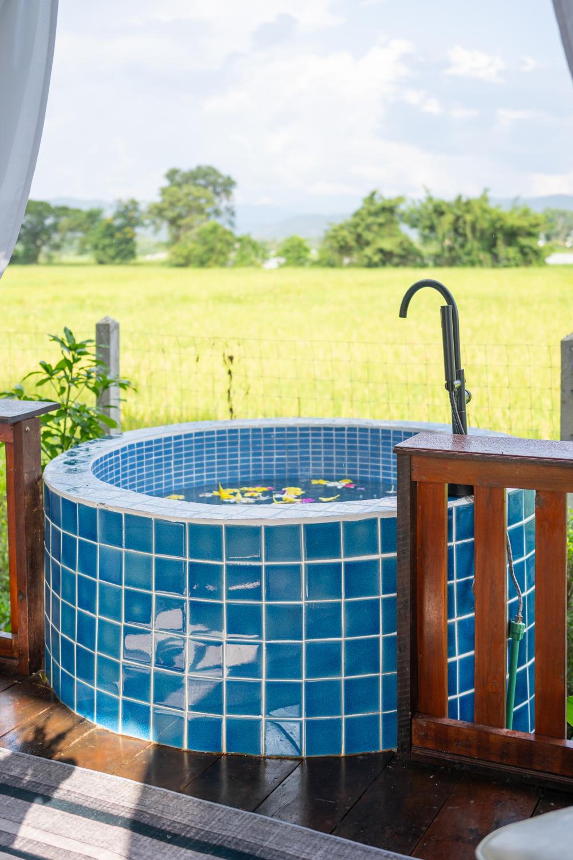 The garden pool villa resort at Doi Saket