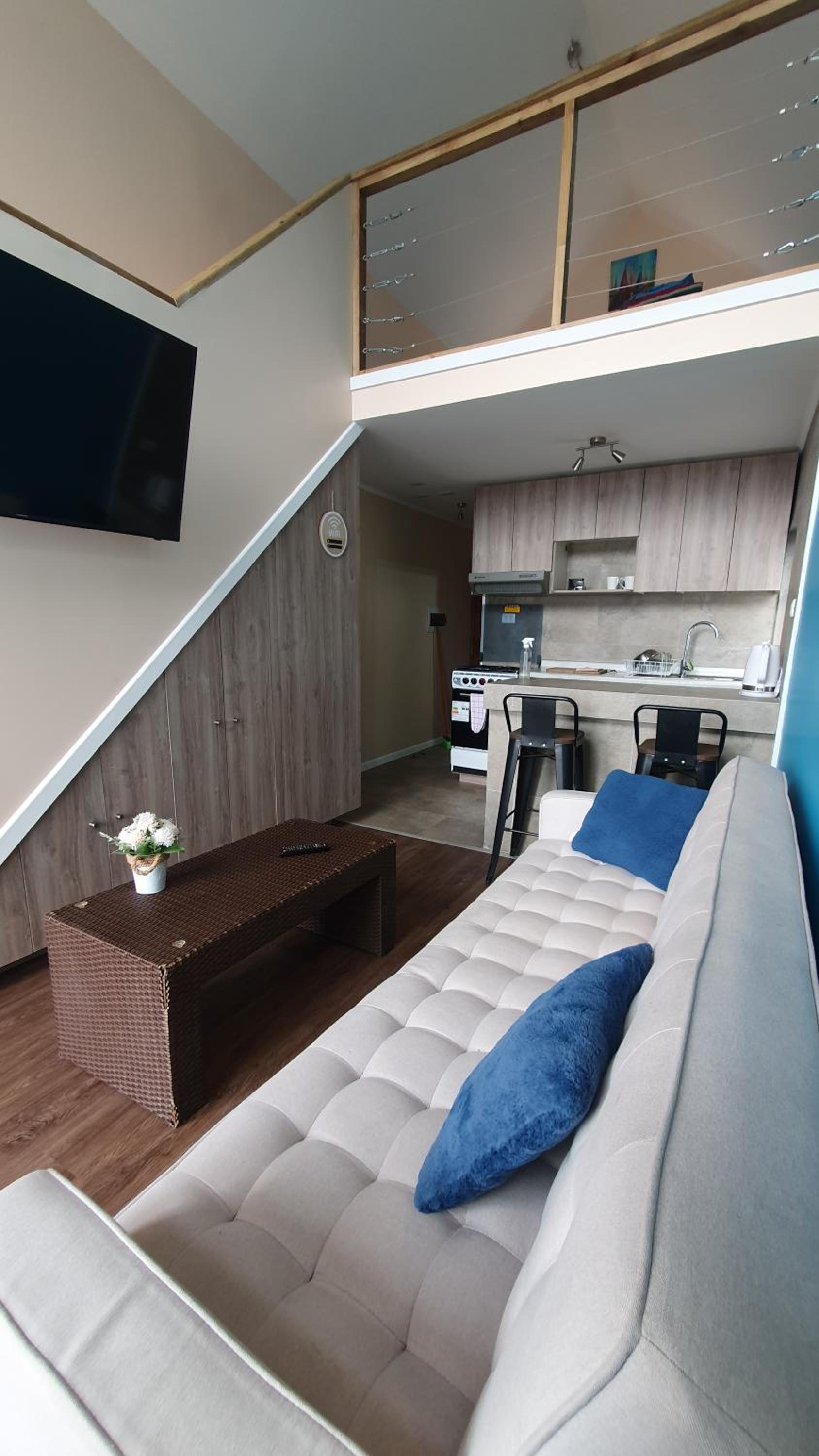 Loft vista al río