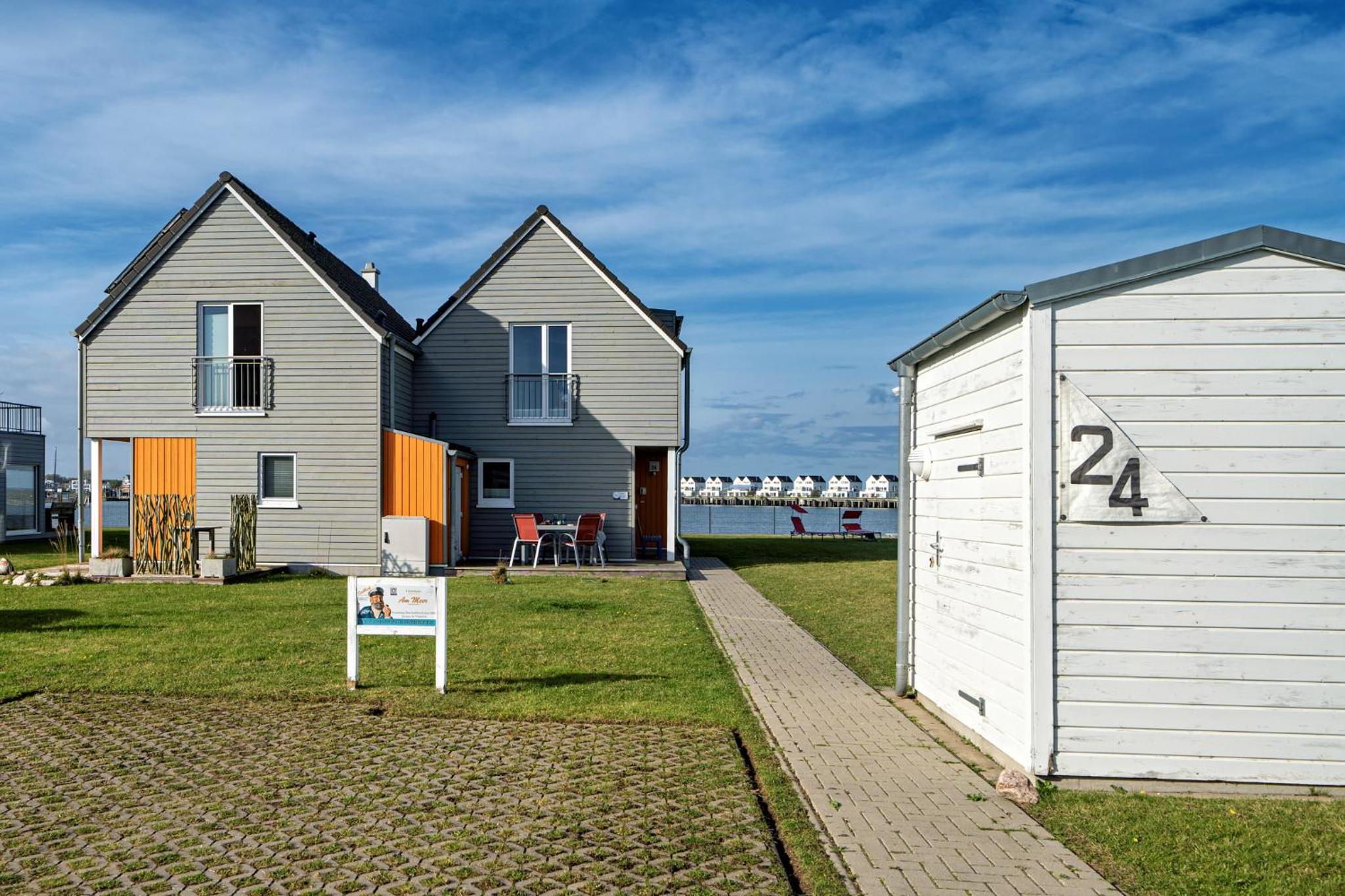 Ferienhaus Am MEER by Seeblick Ferien ORO, direkte Wasserlage,Sauna,Kamin