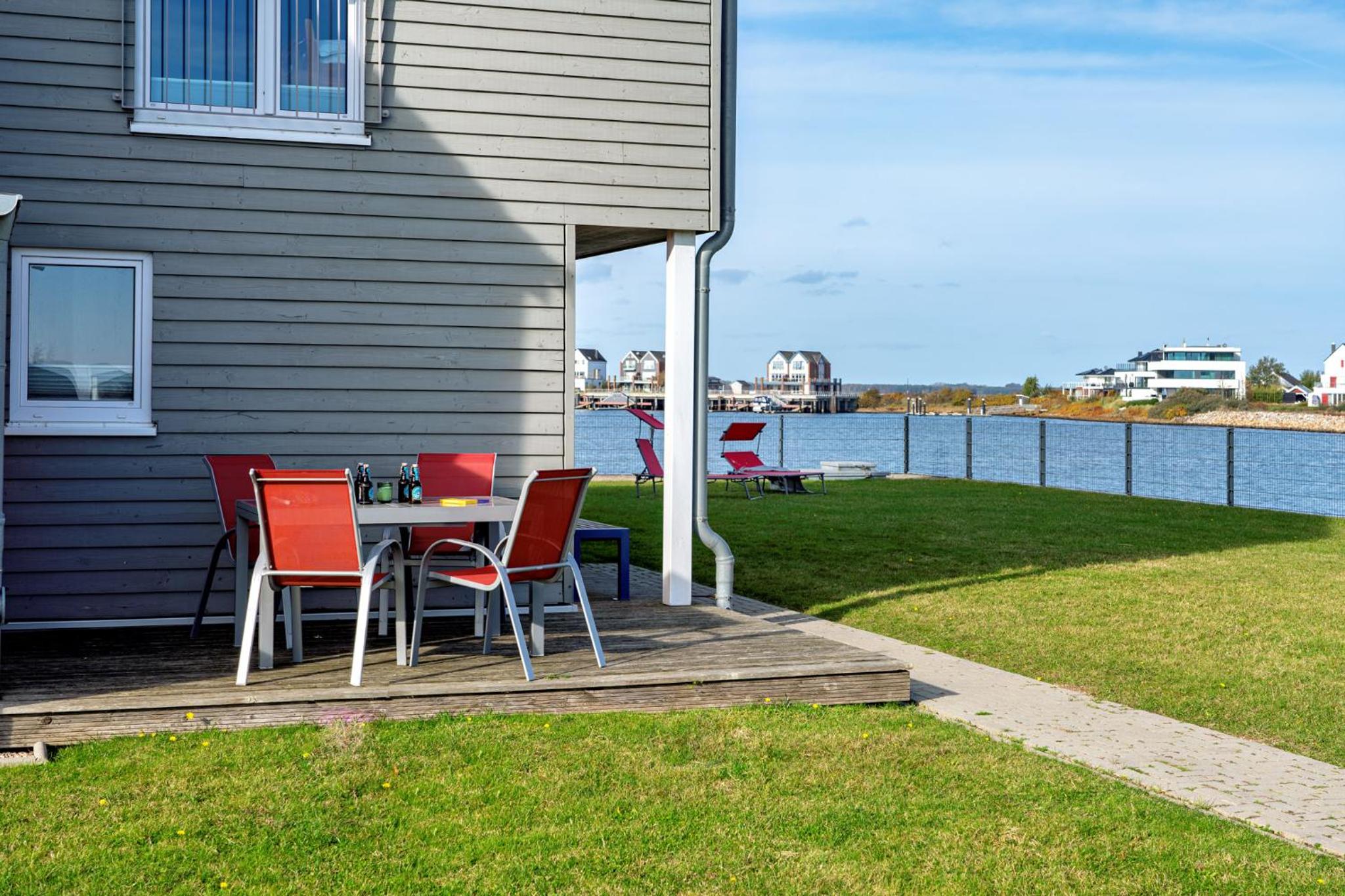 Ferienhaus Am MEER by Seeblick Ferien ORO, direkte Wasserlage,Sauna,Kamin