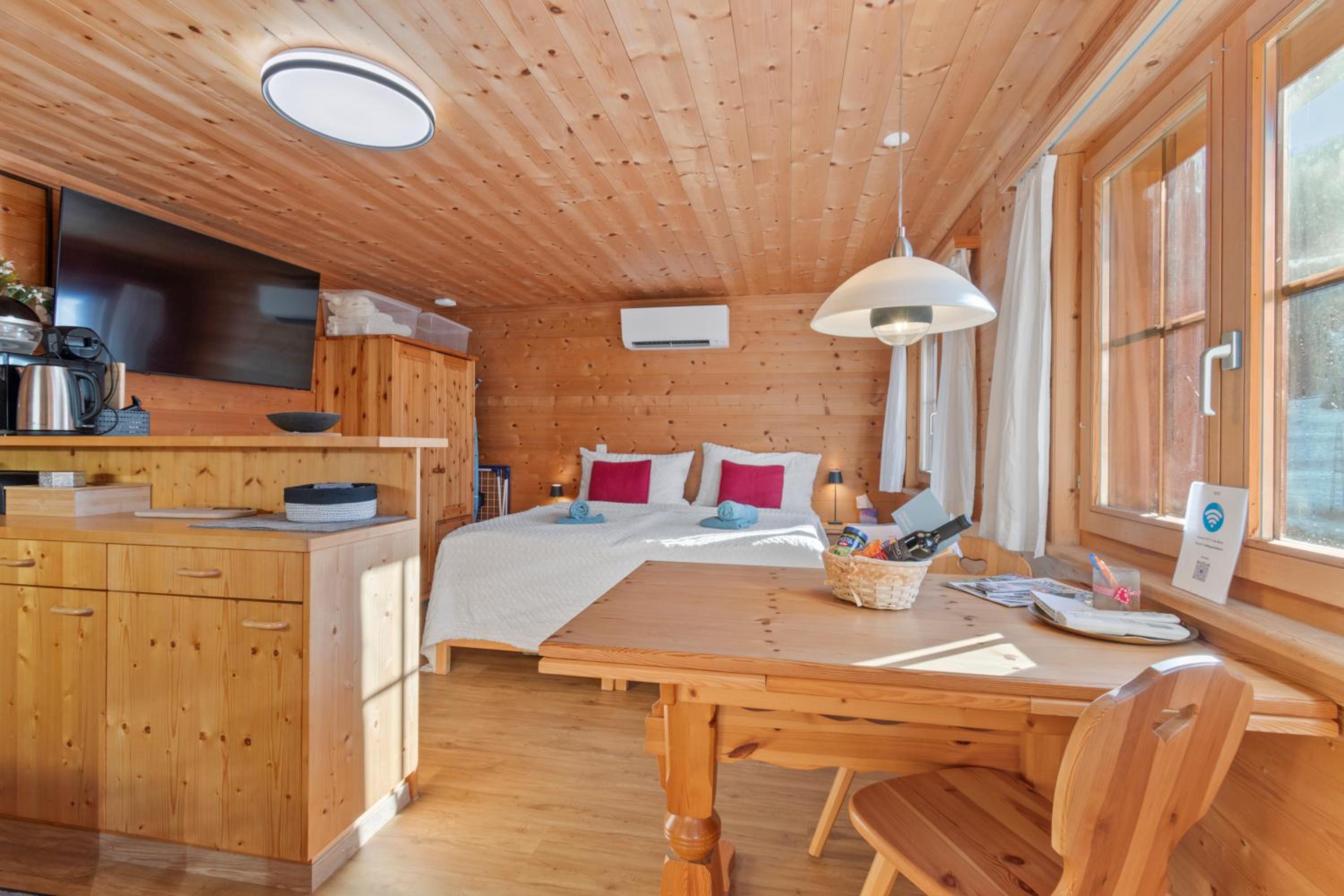 Gemütliches Chalet mit privater Sauna und schöner Aussicht