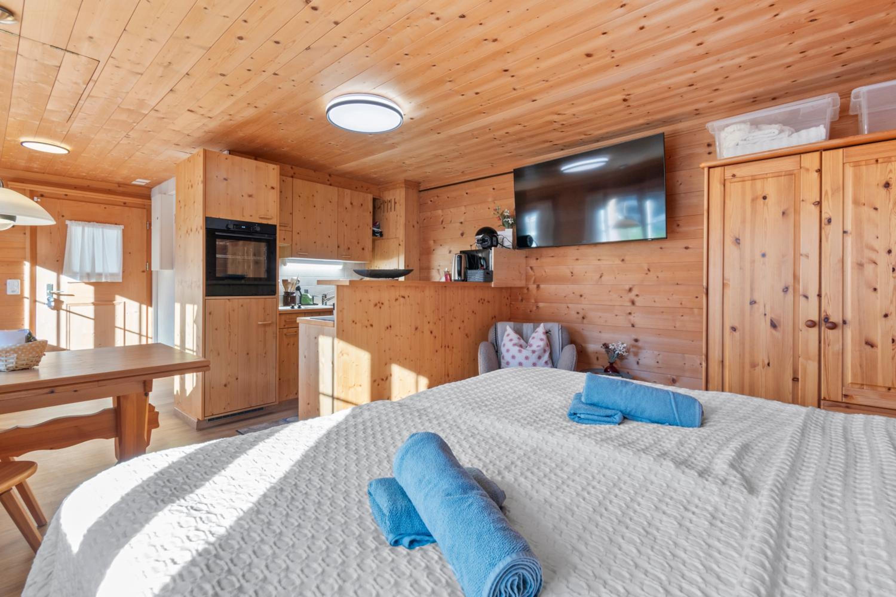 Gemütliches Chalet mit privater Sauna und schöner Aussicht