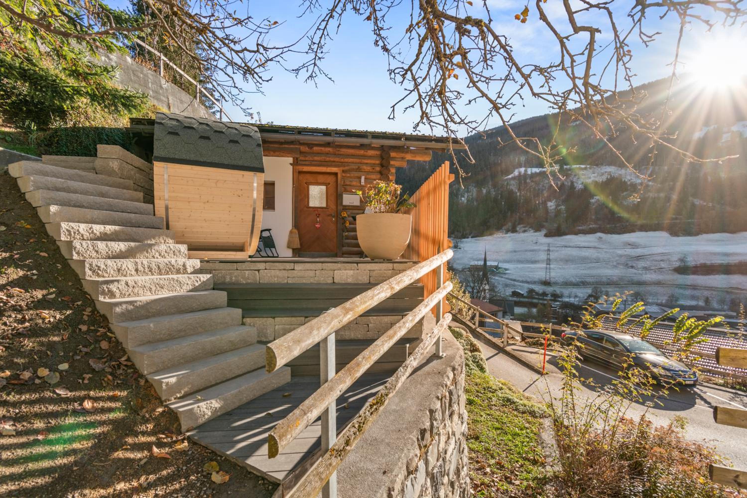 Gemütliches Chalet mit privater Sauna und schöner Aussicht