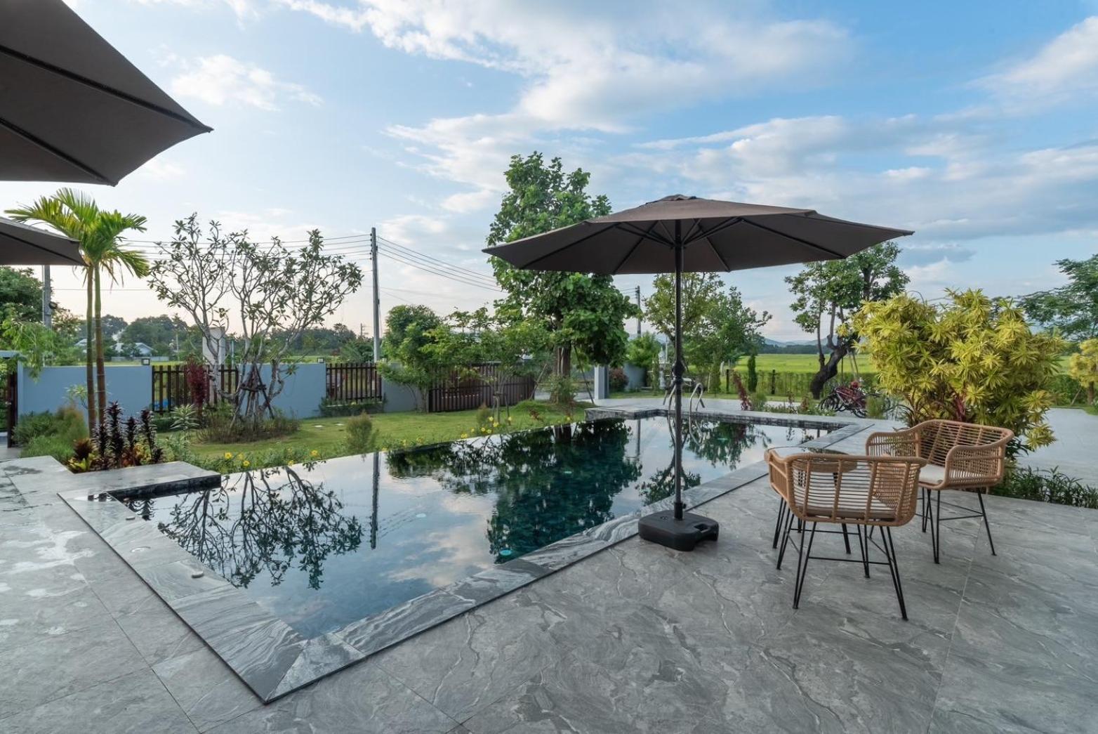 The garden pool villa resort at Doi Saket