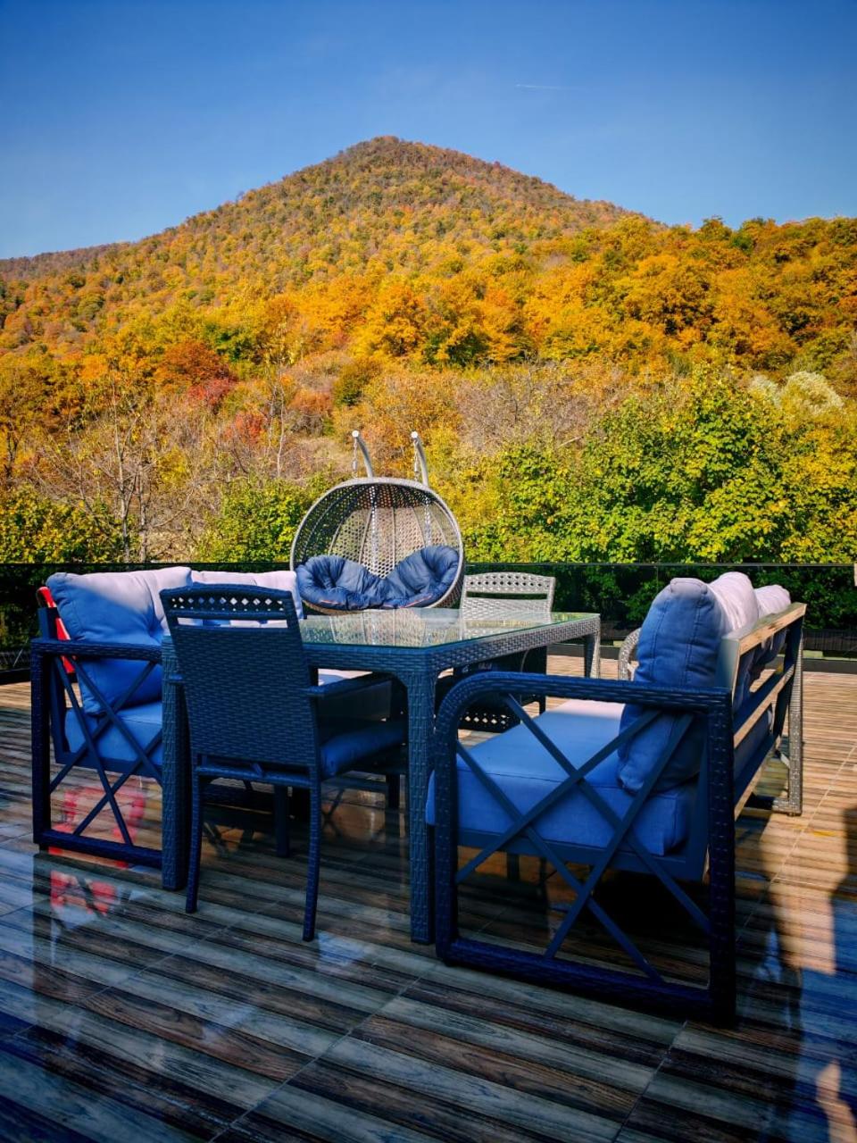 İndoor Hot Pool Mountain View Chalet