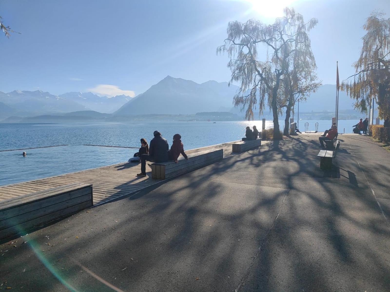 Hilterfingen on the way to interlaken