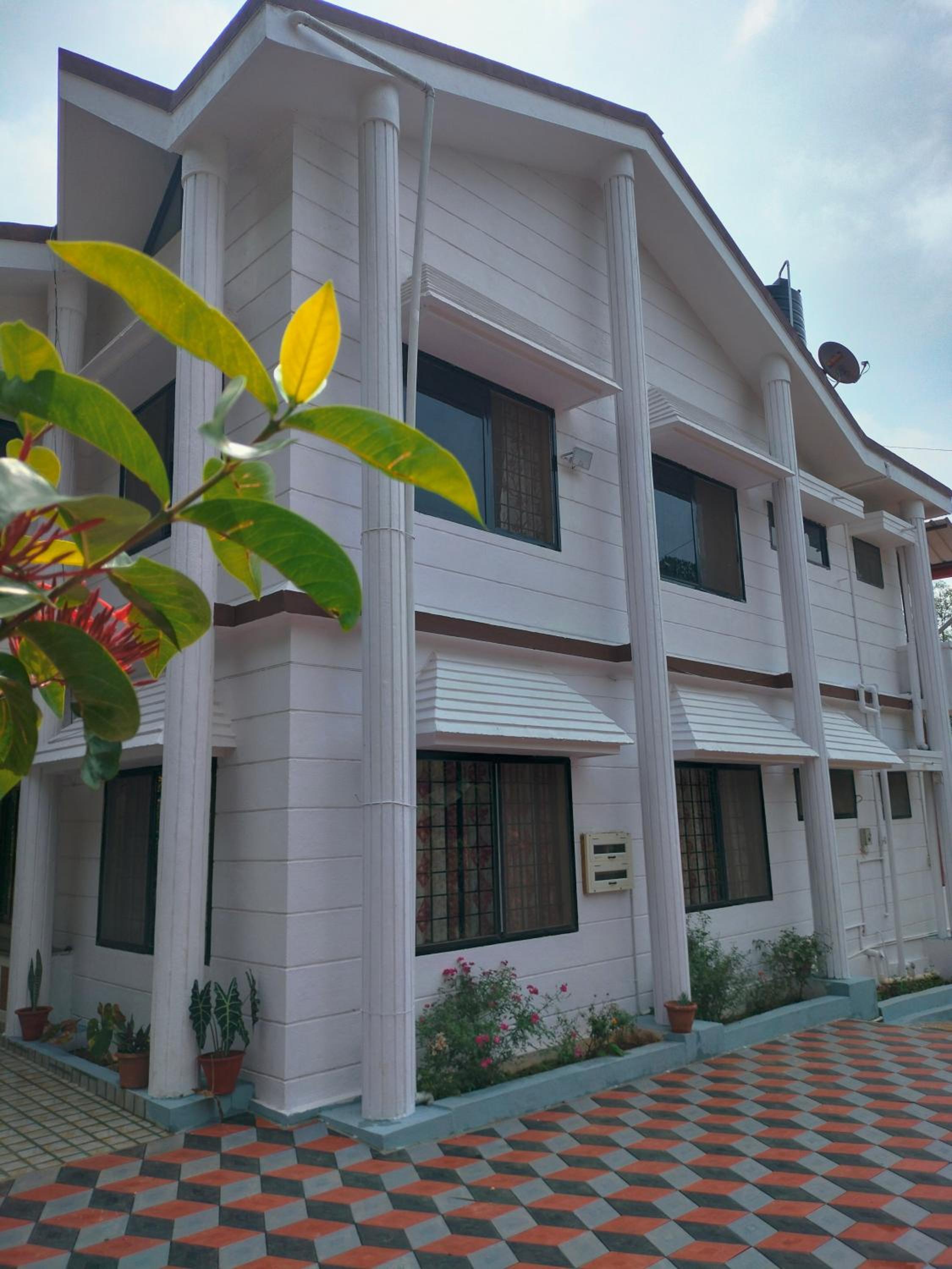 White villa coorg with river view