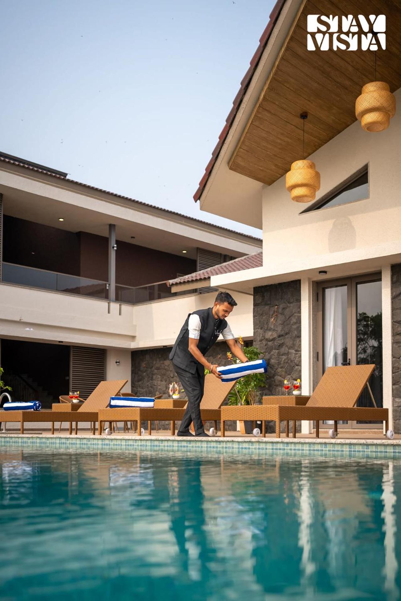 StayVista at Solaris with Pool, Lawn & BBQ view 5